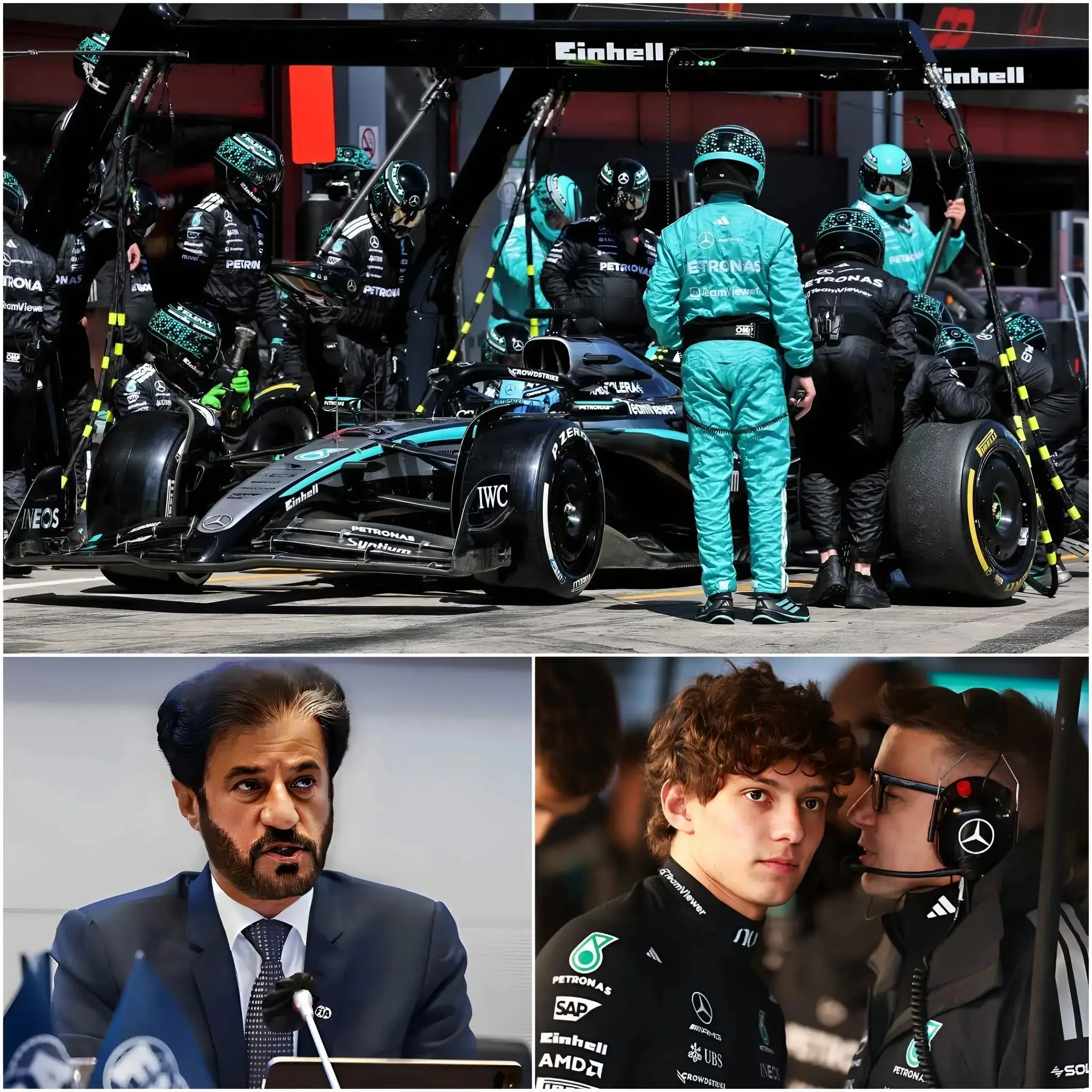 Cover Image for EILMELDUNG: Die FIA hat unmittelbar nach dem Canadian Grand Prix eine dringende Untersuchung eingeleitet, nachdem ungewöhnliche technische Daten und Signale im Zusammenhang mit den Betriebssystemen des Mercedes-AMG Petronas Formula One Team entdeckt wurden – im Kontext des umstrittenen Sieges von Kimi Antonelli.