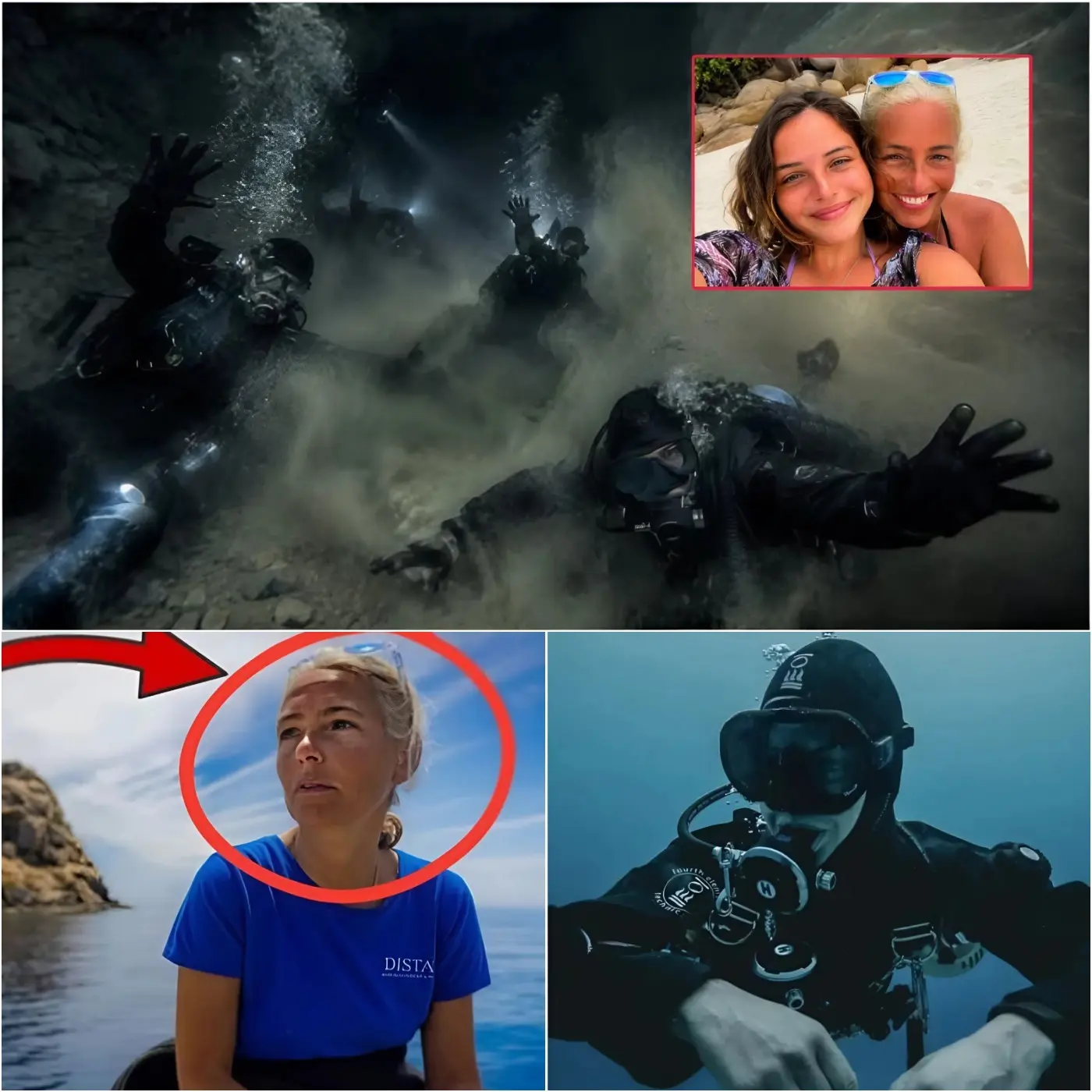 Cover Image for “MAMMA… TI PREGO SALVAMI!” La bambina lottava disperatamente nel buio profondo del mare, urlando con tutte le sue forze