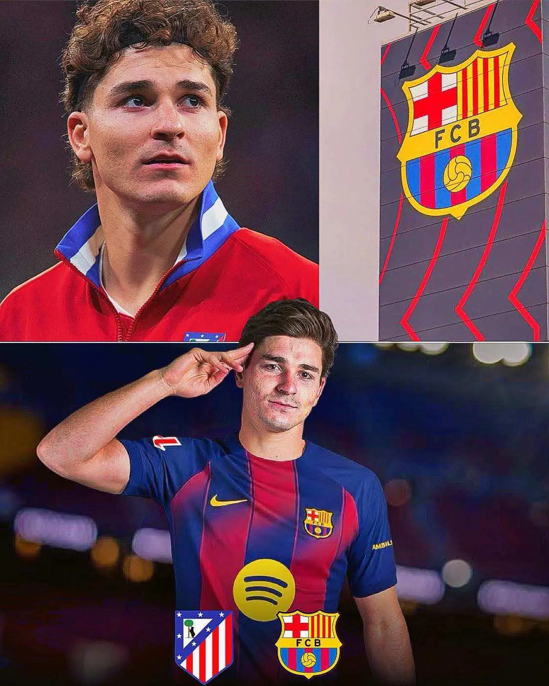 Cover Image for 🚨🚨✅🚨 🚨💣 ÚLTIMA HORA: Julián Álvarez habría informado al Atlético de Madrid de su intención de abandonar el club este verano. 👀