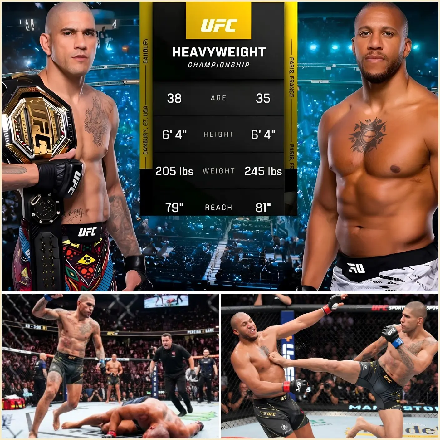 Cover Image for “The Heavyweight Division Will Never Forget This Night…” — Alex Pereira brutally KOs Ciryl Gane in a finish nobody saw coming