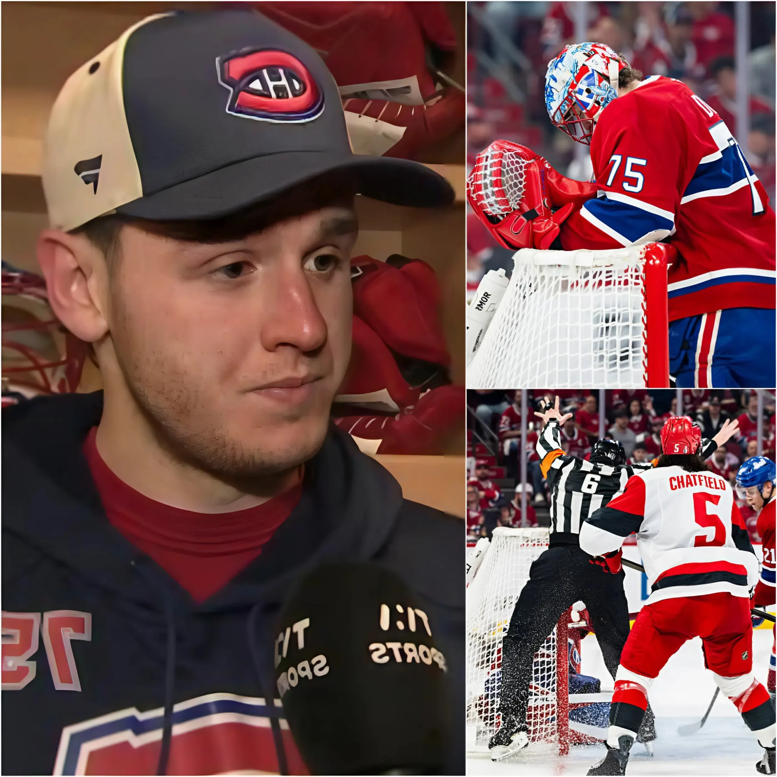 Cover Image for raiment émouvant: Personne n’aurait pu imaginer cela, mais juste après la défaite des Montreal Canadiens face aux Carolina Hurricanes
