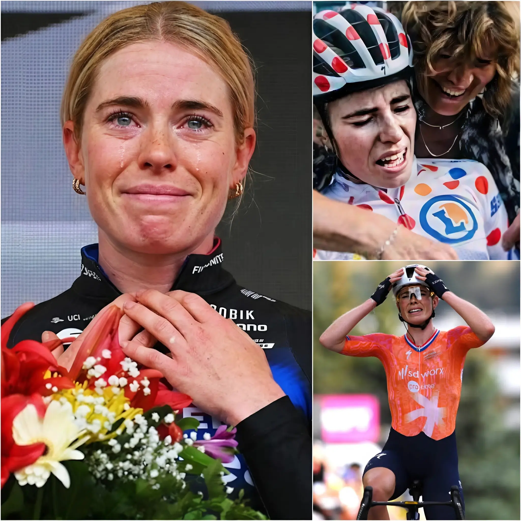 Cover Image for “We are deeply heartbroken.” Just 15 minutes ago, the entire FDJ-SUEZ team sent their emotional condolences to star rider Demi Vollering after the tragic passing of her mother was confirmed