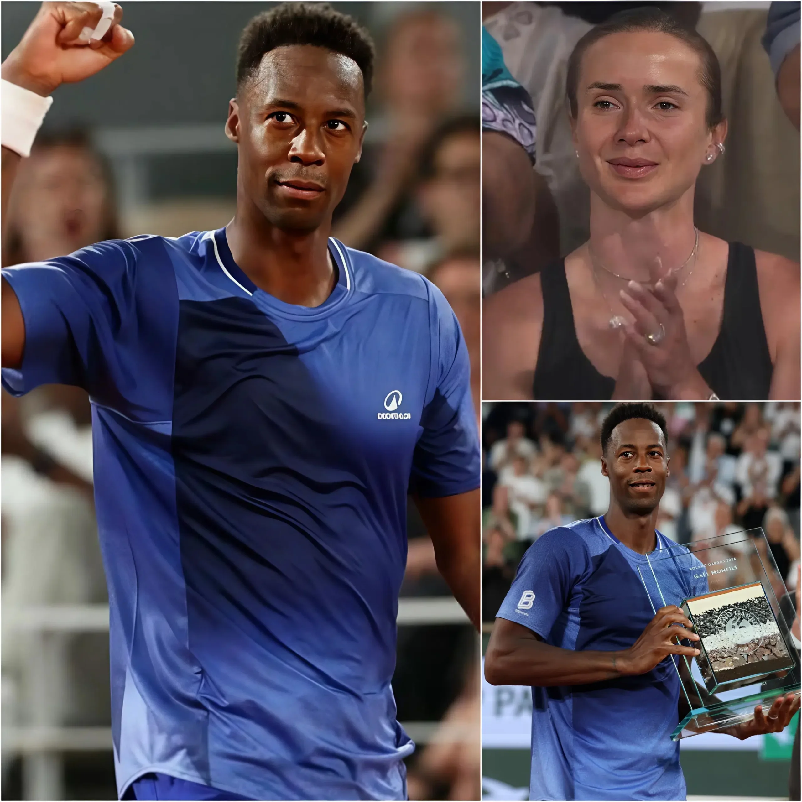 Cover Image for 💖“‘¡EL FRACASO NO ES EL FINAL! PUEDE SER SOLO EL COMIENZO DE UN NUEVO CAMINO SORPRENDENTE…’” — En las gradas de Roland-Garros, el mundo entero guardó silencio mientras el legendario tenista francés Gaël Monfils