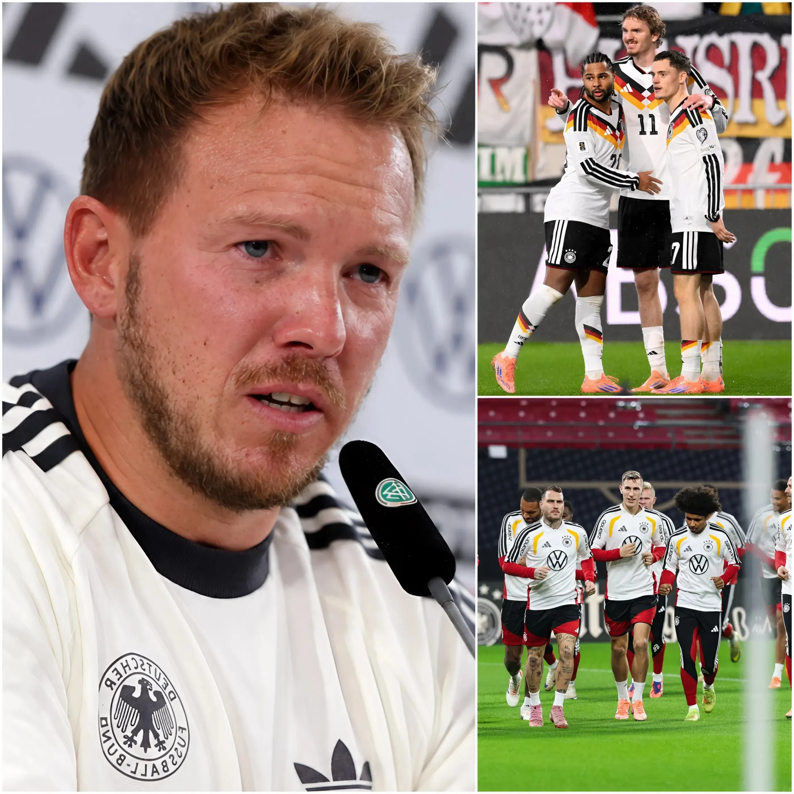 Cover Image for 🚨 „NACH DEM TRAINING GESTERN HAT ER MIR DIREKT IN DIE AUGEN GESCHAUT UND GESAGT, DASS ER DIE MANNSCHAFT VERLASSEN WILL…“ – Julian Nagelsmann zeigte sich sichtlich emotional
