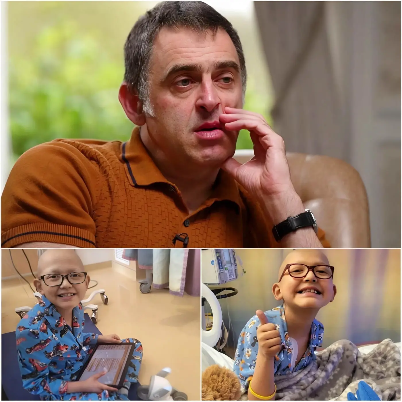 Cover Image for ❤️ An 8-year-old boy fighting a malignant brain tumor expressed his final wish: to call his hero, Ronnie O’Sullivan. But what Ronnie O’Sullivan did for the boy went far beyond a simple phone call — it was something much bigger, something that left the entire hospital and the boy’s family completely astonished.