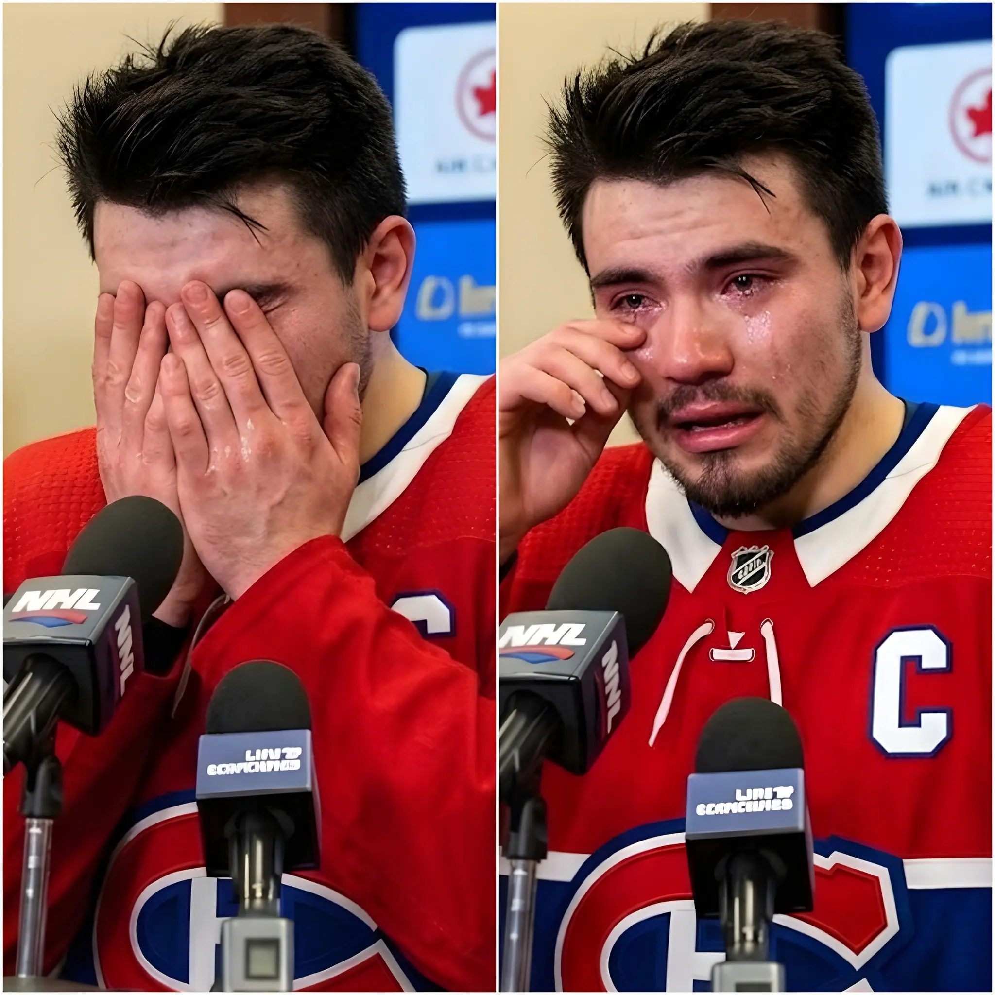 Cover Image for 🚨💔 TRISTE ALERTE : Il y a 20 minutes à Montréal, Canada 😢 À l’âge de 26 ans, la famille du capitaine des Montreal Canadiens Nick Suzuki