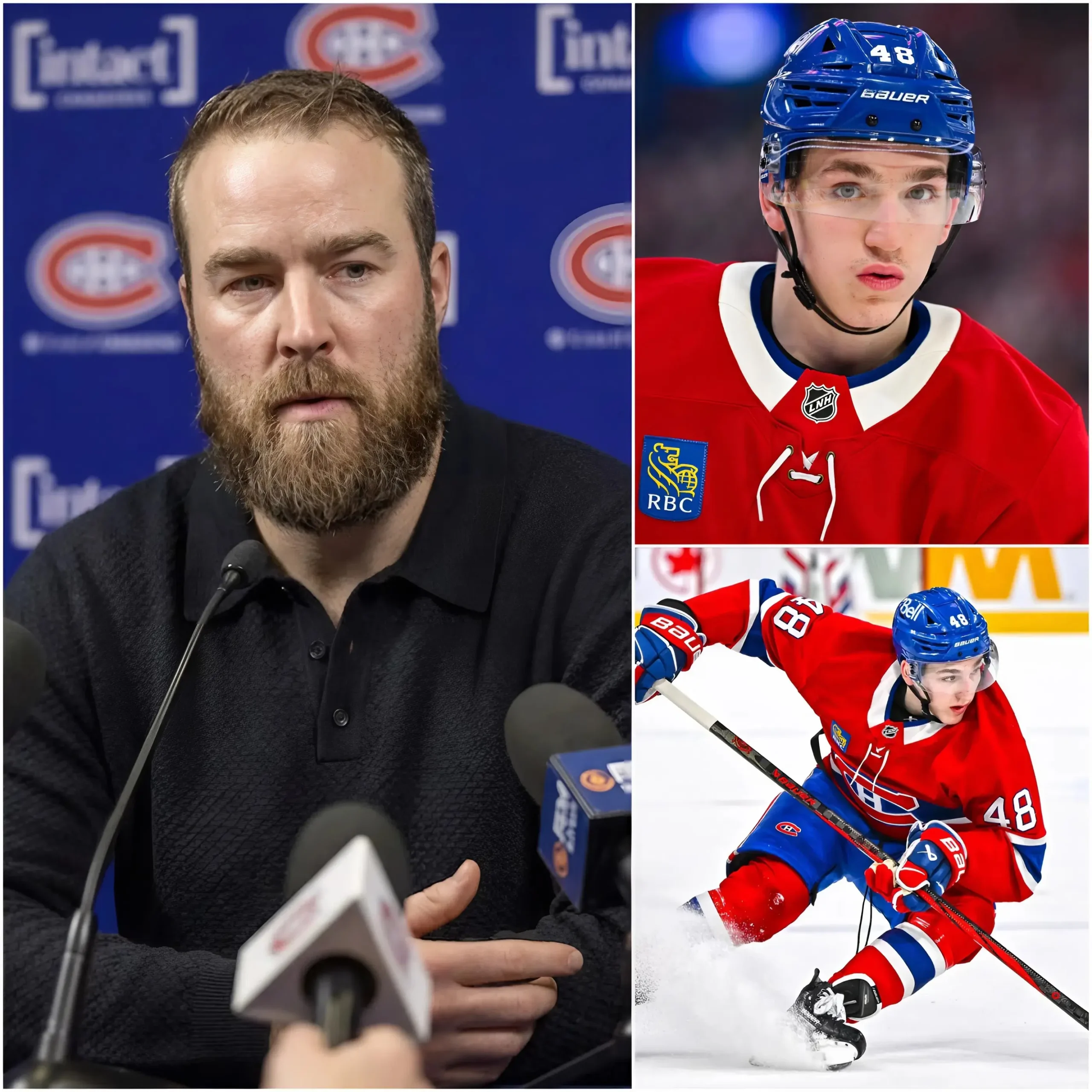 Cover Image for 💥 “VOUS ÊTES EN TRAIN DE TUER LES VRAIS TALENTS, ET IL NE MÉRITE PAS D’ÊTRE TRAITÉ AINSI!..” Le défenseur vétéran David Savard aurait envoyé un message fort pour défendre Lane Hutson après la défaite des Montreal Canadiens contre les Carolina Hurricanes.