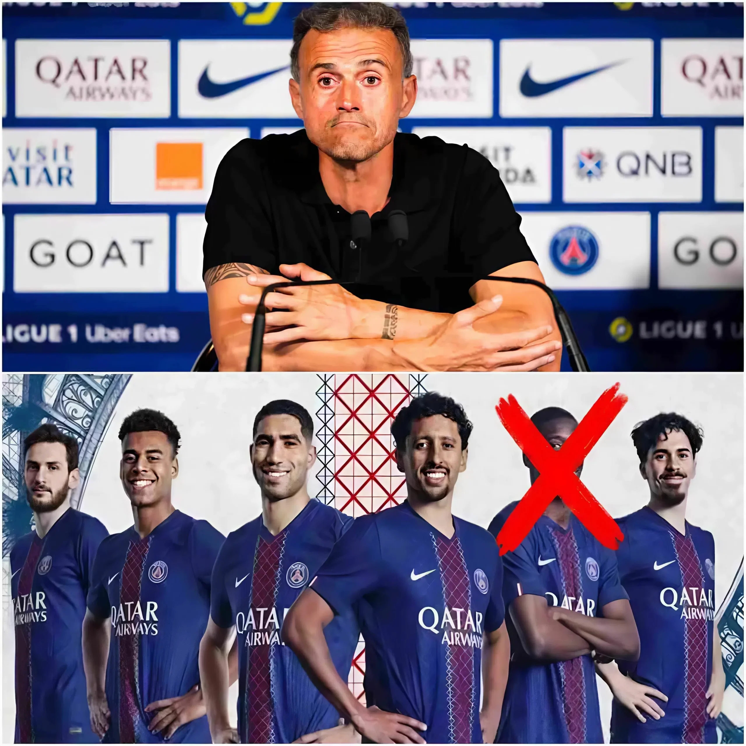 Cover Image for NCROYABLE : « JE SUIS VRAIMENT DÉSOLÉ DE DEVOIR DIRE ÇA » L’entraîneur Luis Enrique a surpris tout le monde en annonçant qu’il ne convoquait pas Dembélé pour la finale de la Ligue des champions de l’UEFA contre Arsenal.