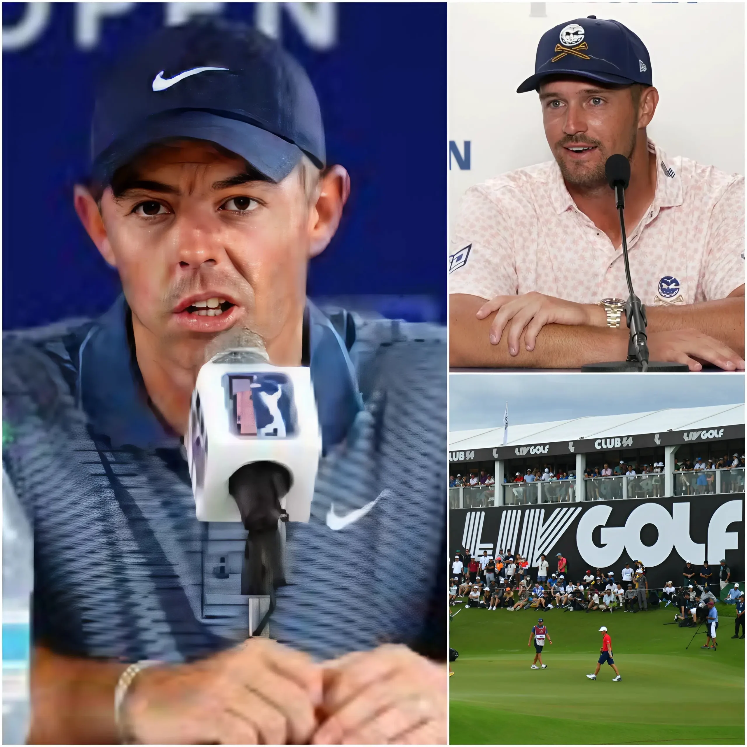 Cover Image for 🚨 “The PGA Tour has no place for traitors who only chase money!” — Rory McIlroy is said to have unexpectedly launched a direct attack on Bryson DeChambeau amidst the LIV Golf star’s public desire to return to the PGA Tour due to LIV’s seriously uncertain future.