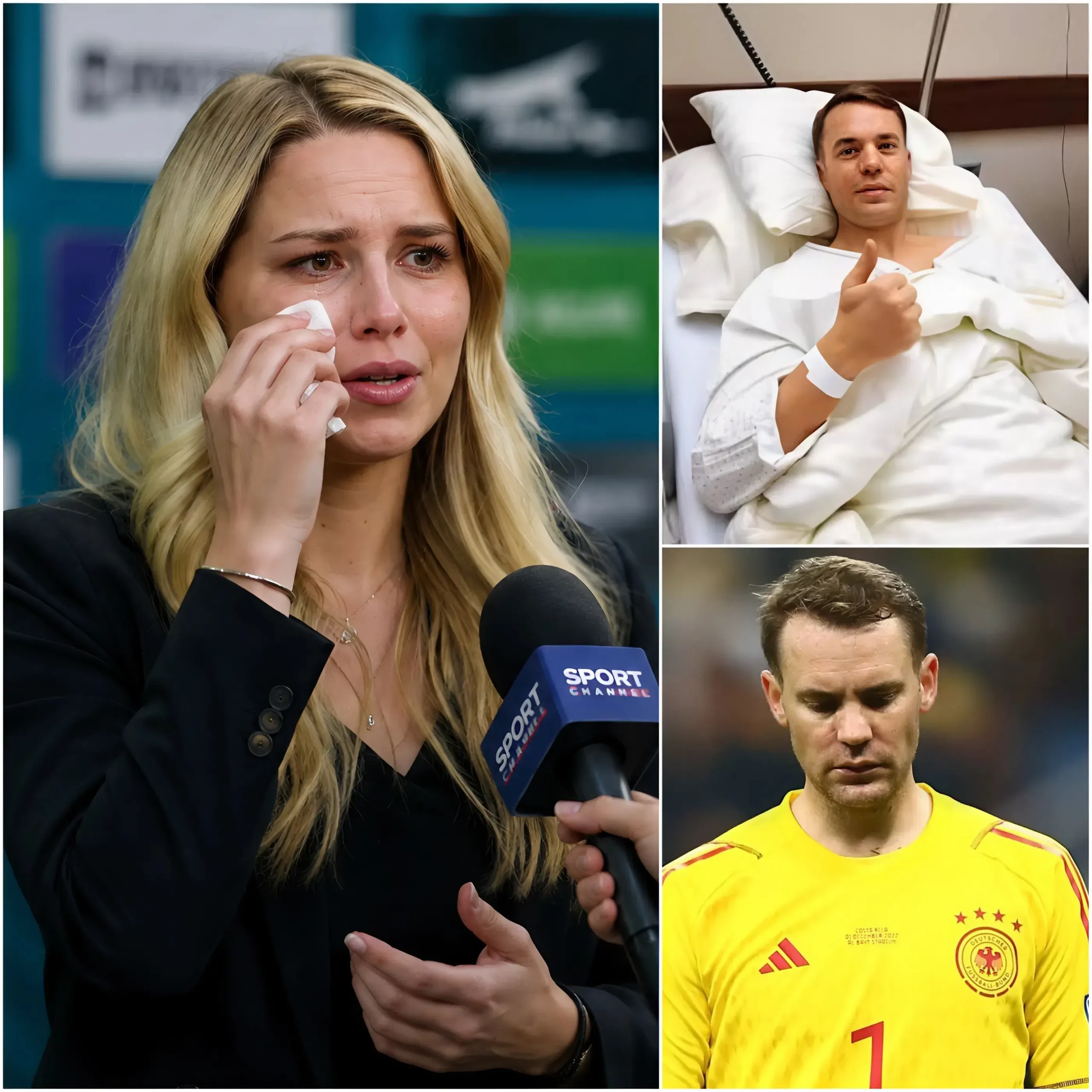 Cover Image for 🚨 EILMELDUNG VOR 30 MINUTEN: Manuel Neuers Ehefrau, Anika Neuer, bestätigte unter Tränen: „Es stimmt… und es fällt uns wirklich schwer, das zu sagen.“