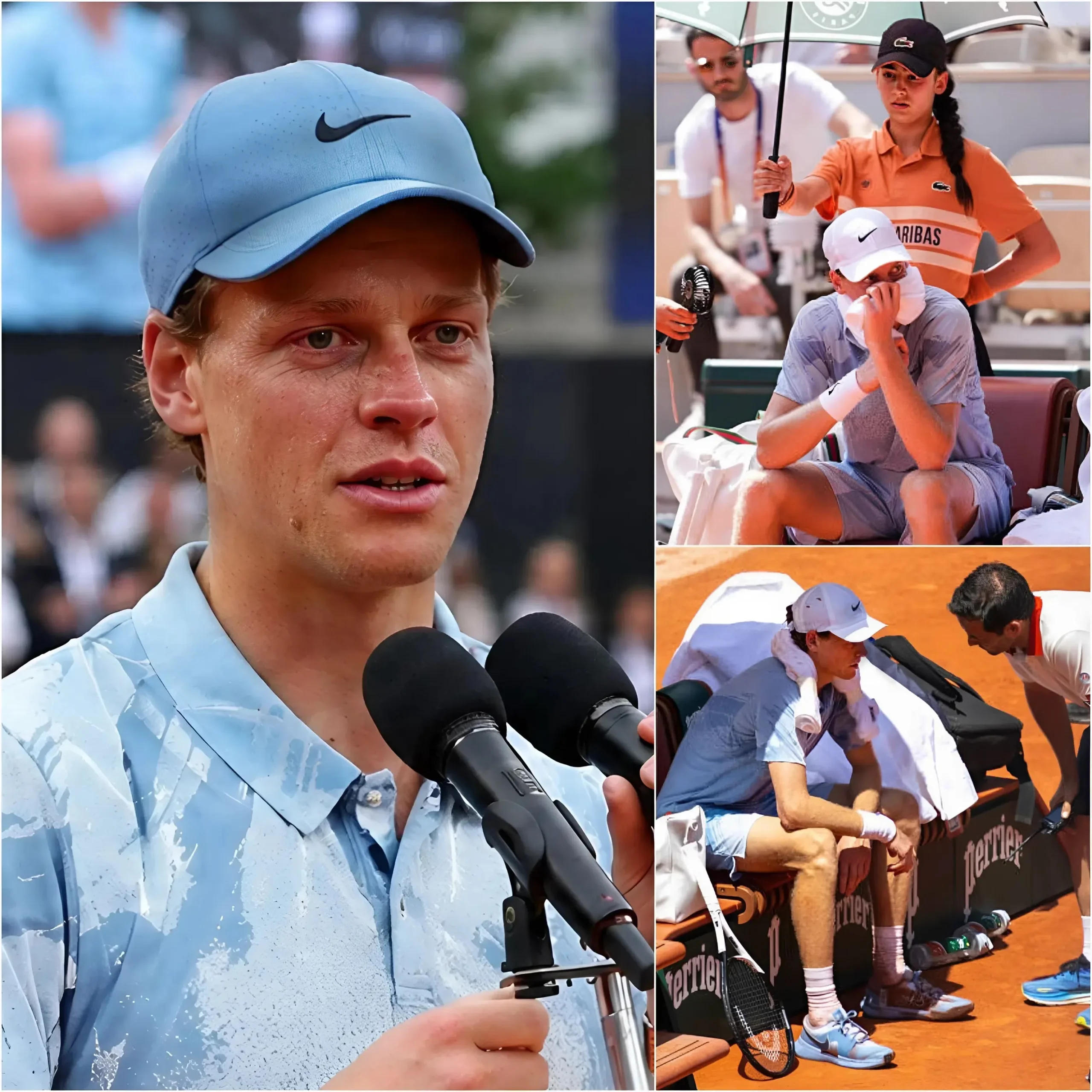 Cover Image for ❤️“Honestly, he played very well! But this damn heat made me play at my own level…” — under the crushing 34°C sun that made every movement heavy and exhausting
