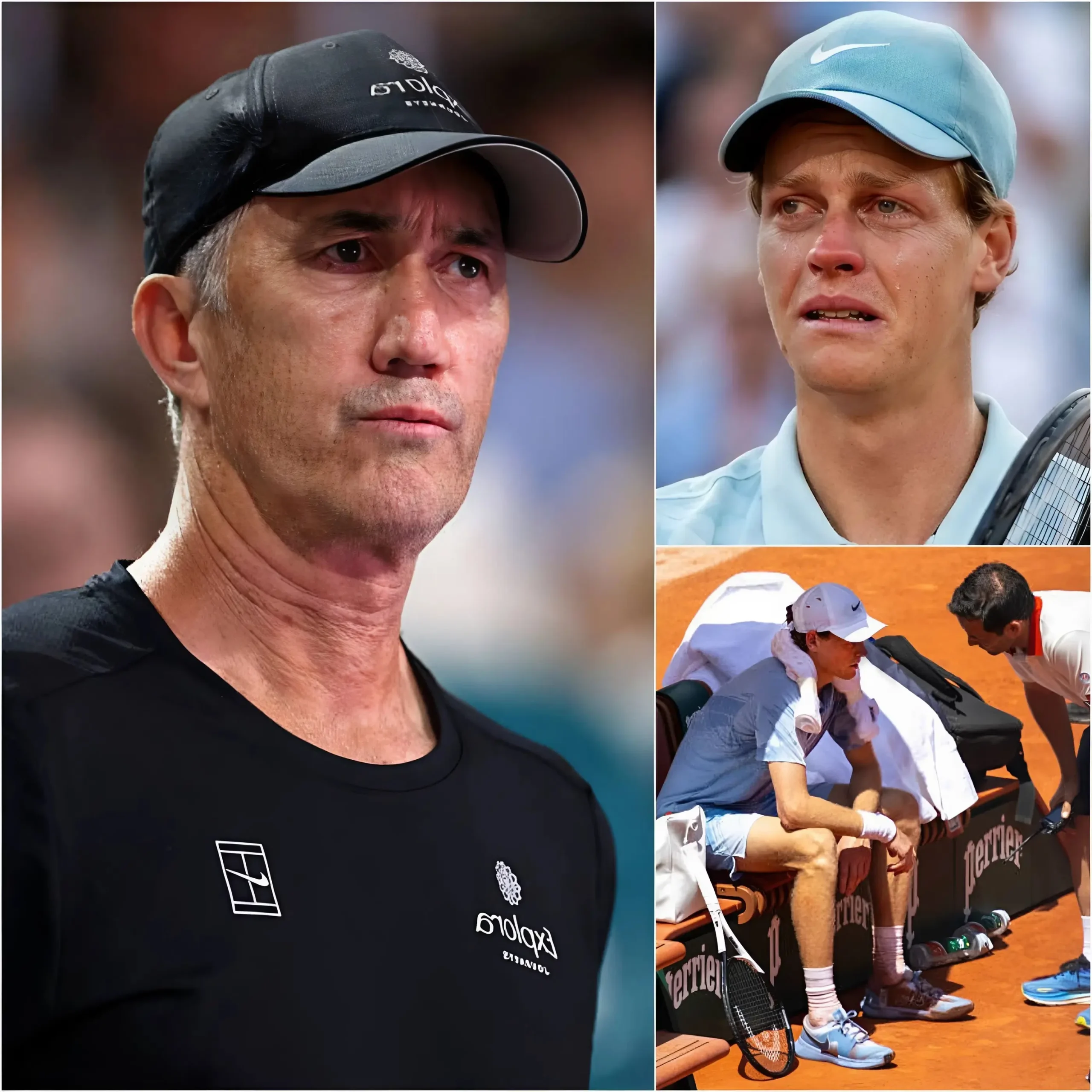 Cover Image for SHOCKING NEWS: This painful comeback defeat not only ended Sinner’s 18-match winning streak on clay but also officially dethroned him as the reigning champion of the tournament. Coach Darren Cahill revealed the real reason behind Sinner’s unexpected decline, leaving fans stunned….