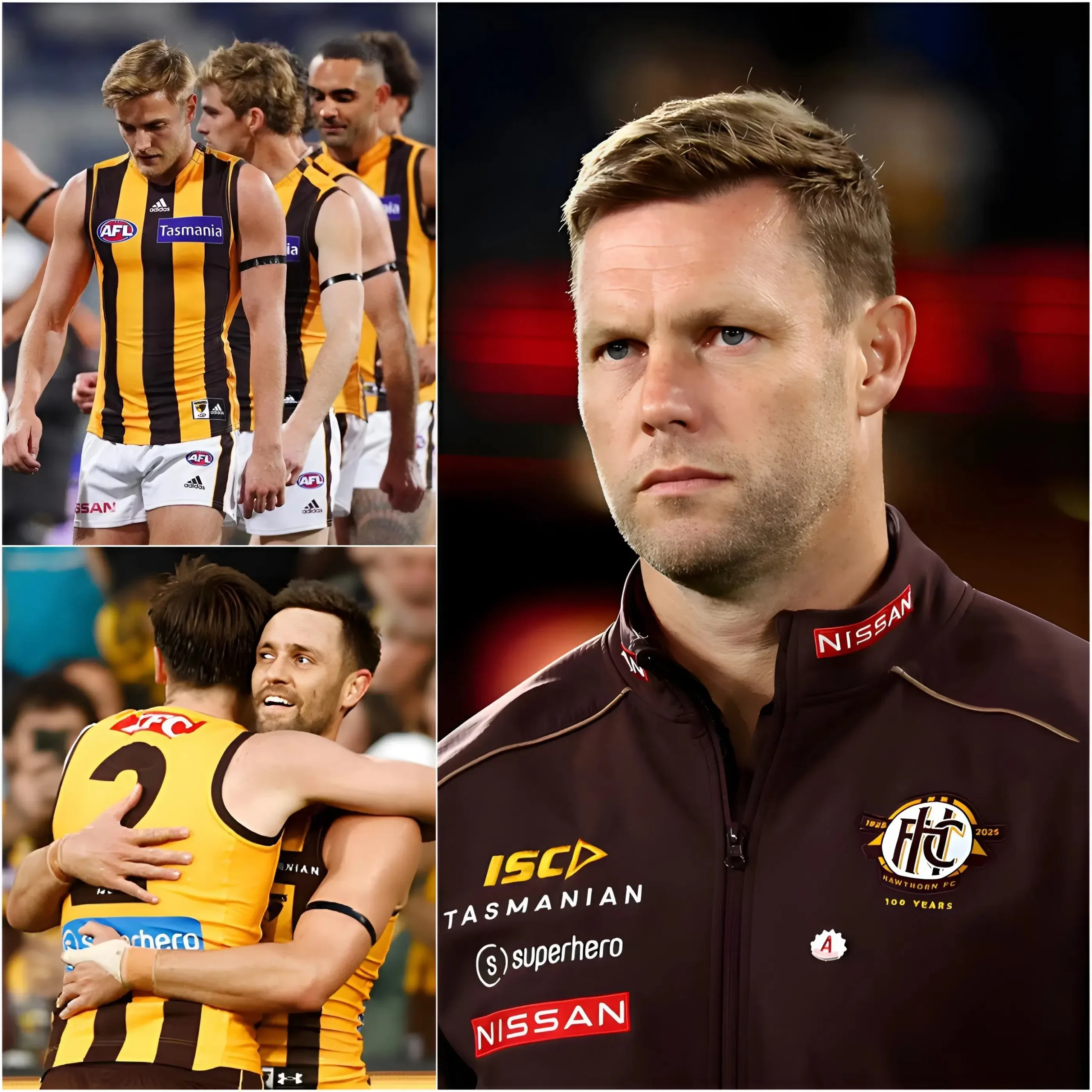 Cover Image for “IN MY ENTIRE COACHING CAREER, I’VE NEVER SEEN A PLAYER THIS TALENTED.” — Hawthorn coach Sam Mitchell has sent the entire AFL