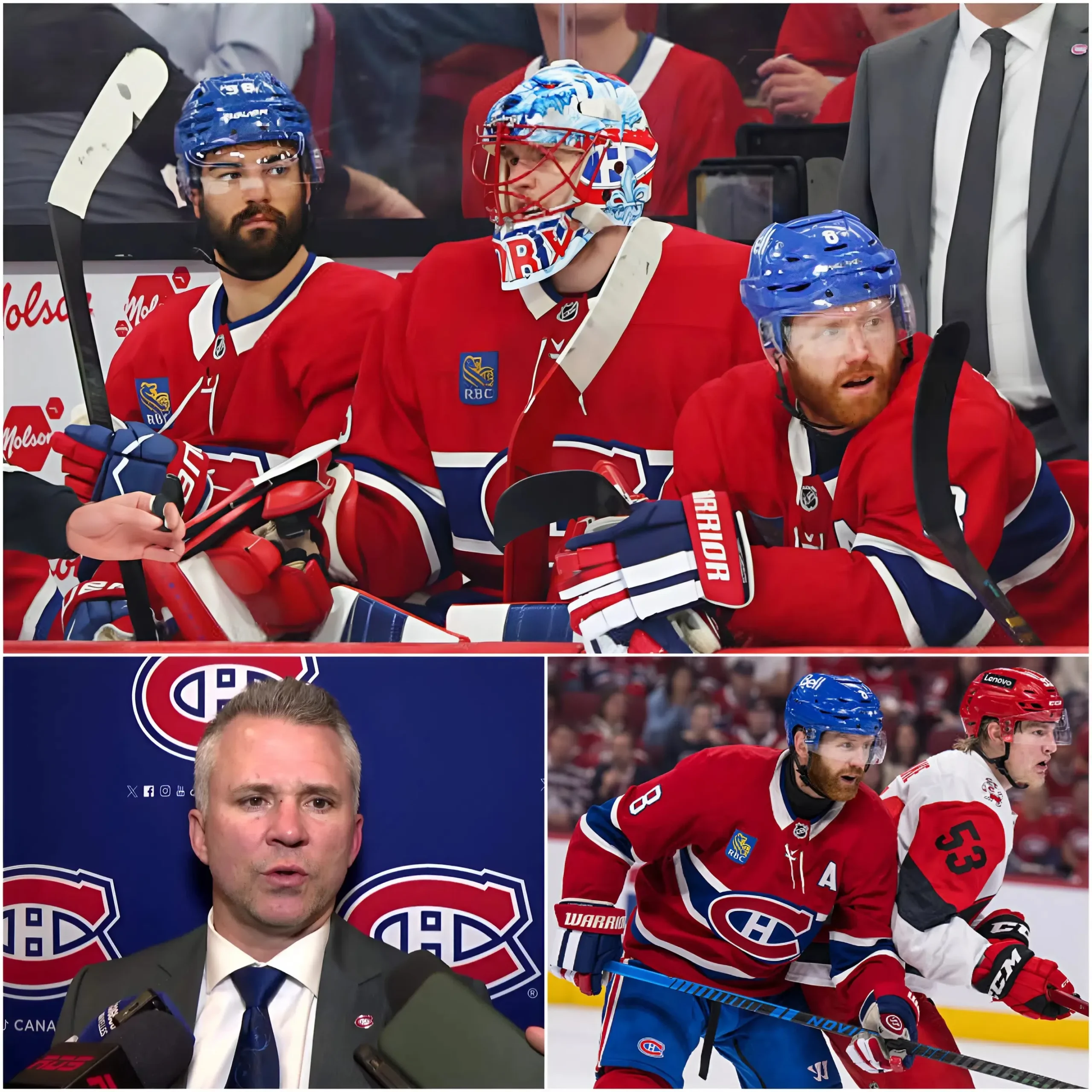 Cover Image for 🔥 NOUVELLE CHOC : « DÉGAGE D’ICI, TRAÎTRE. » L’entraîneur principal des Montreal Canadiens, Martin St. Louis, aurait déclaré qu’il exclura définitivement un joueur de l’effectif et qu’il ne le convoquera PLUS JAMAIS pour les prochaines rencontres après la défaite 0-4 contre les Carolina Hurricanes.