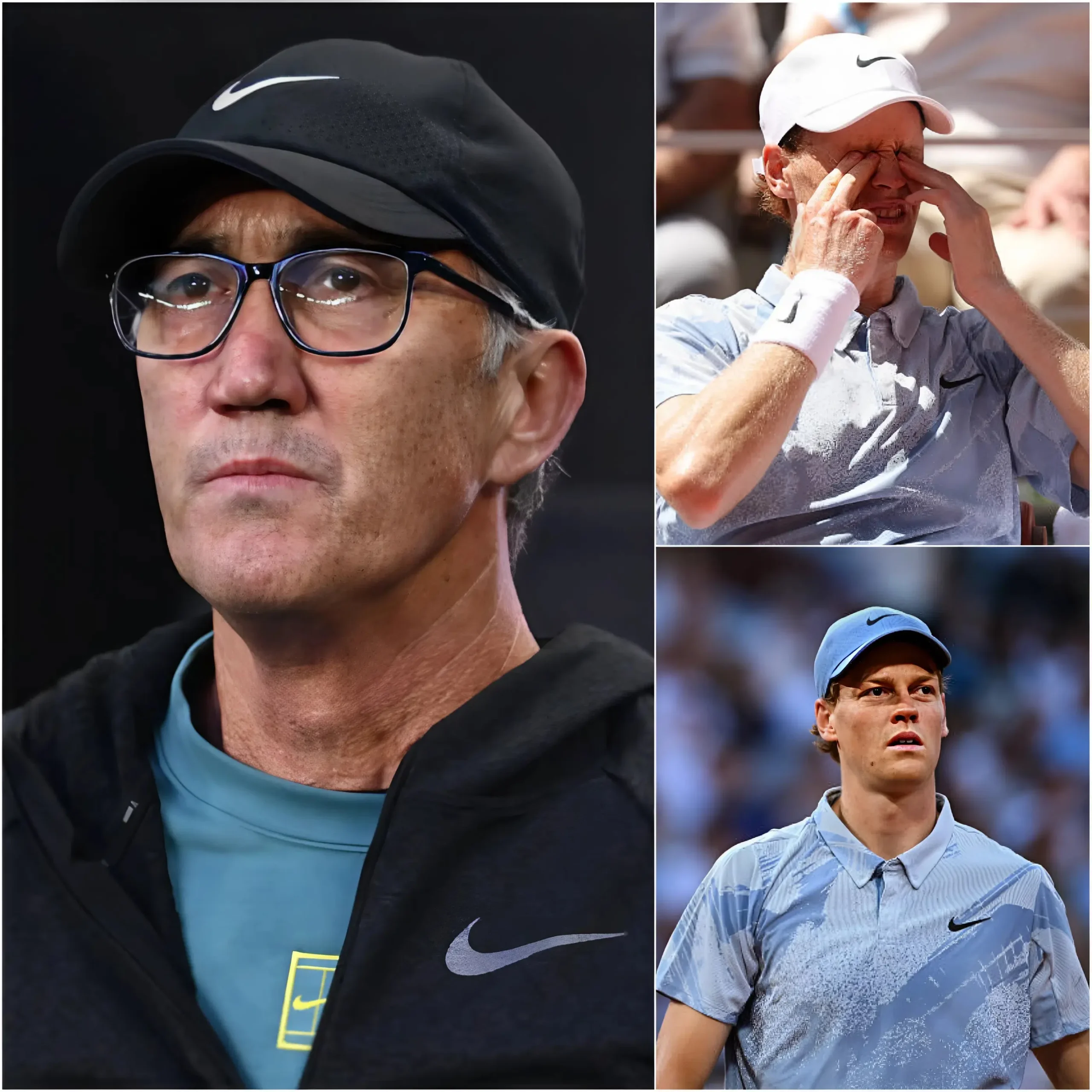 Cover Image for 🚨 NOTIZIA STRAZIANTE — Poco fa, l’allenatore Darren Cahill ha preso la parola, chiedendo a tutti di criticare lui invece di Jannik Sinner