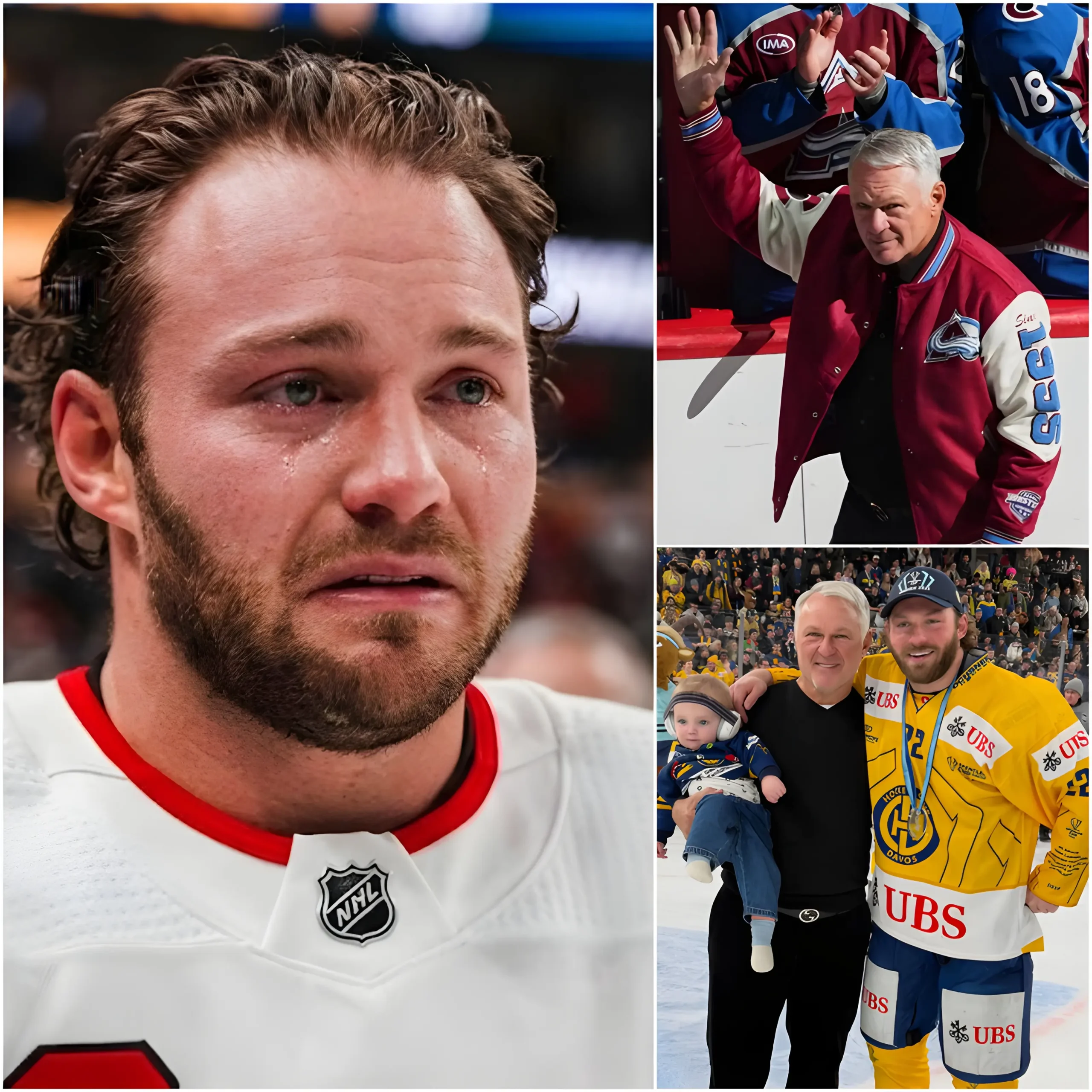 Cover Image for đđ âDAD, DONâT LEAVE MEâŠâ Brendan Lemieux broke down in tears during an emotional statement as the sudden death of his father, Claude Lemieux, continues to send shockwaves throughout the hockey world. READ THE FULL STORY HERE đđv