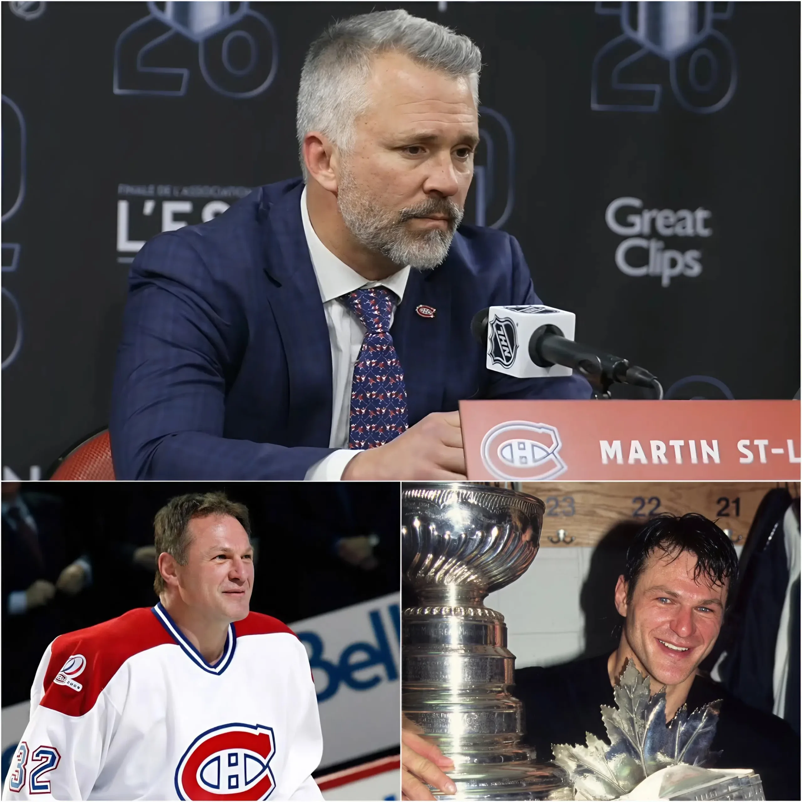 Cover Image for L’entraîneur des Canadiens de Montréal s’est exprimé avec émotion après la triste disparition de la légende Claude Lemieux, révélant également sa dernière conversation avec l’ancien attaquant du Tricolore.