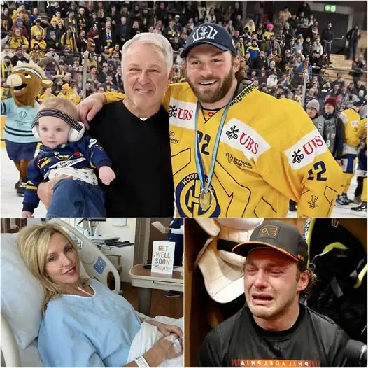 Cover Image for “C’était comme un présage…” Le fils de Claude Lemieux, Brendan Lemieux, était assis sur le canapé, tremblant. Les yeux rougis, le visage gonflé par les larmes, il a révélé d’une voix vacillante que sa mère venait de recevoir un diagnostic concernant une maladie grave.