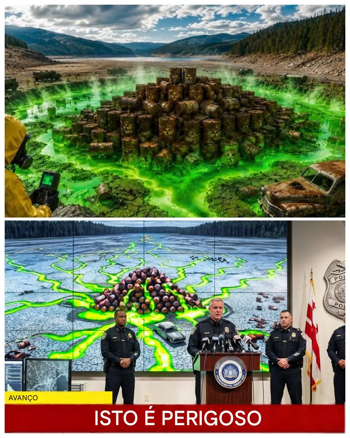 Cover Image for Com a queda do nível da água no Lago Tahoe, mergulhadores encontraram algo aterrorizante