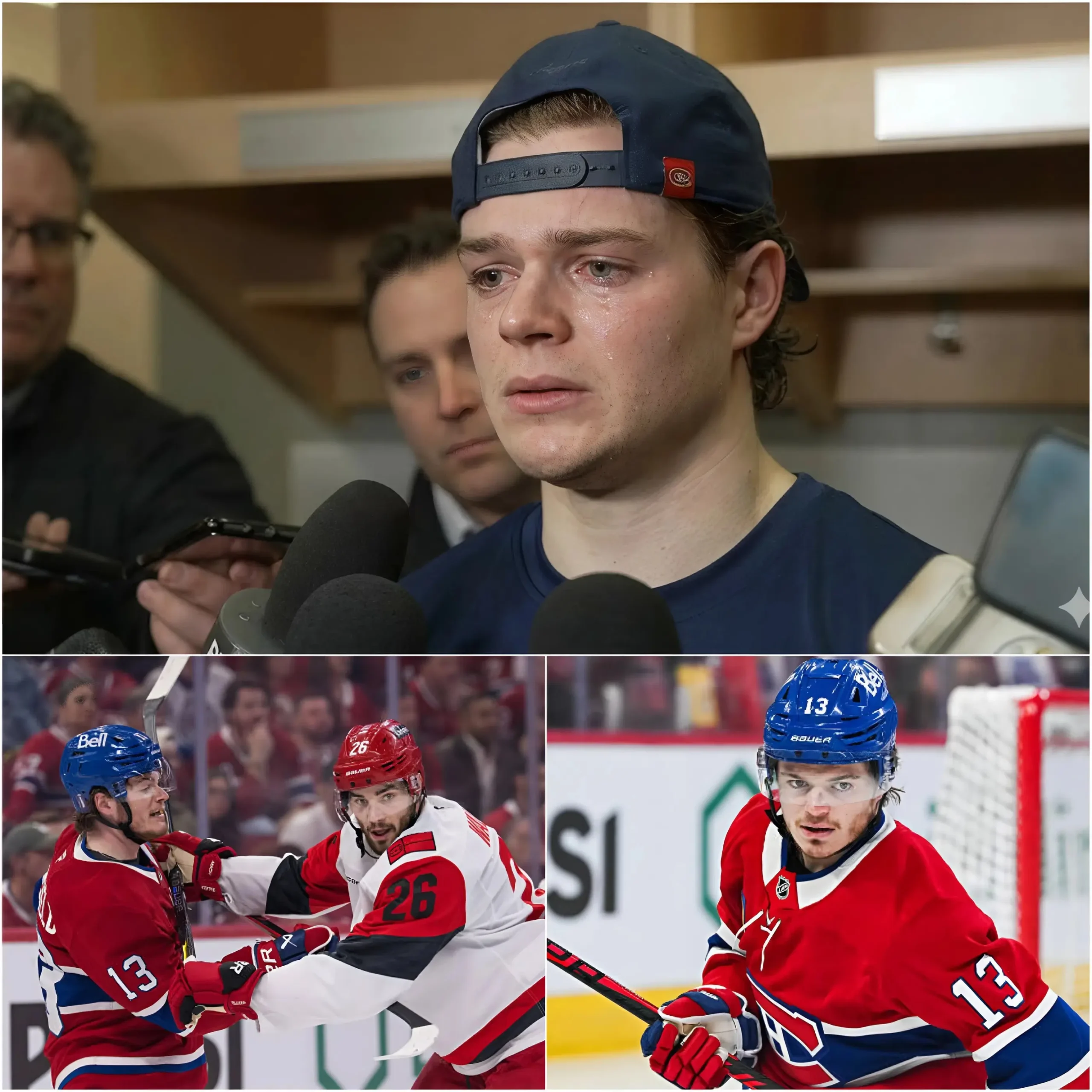 Cover Image for 💔 ÉMOTION DANS LA LNH🥲 :Cole Caufield s’effondre dans une confession émotive —