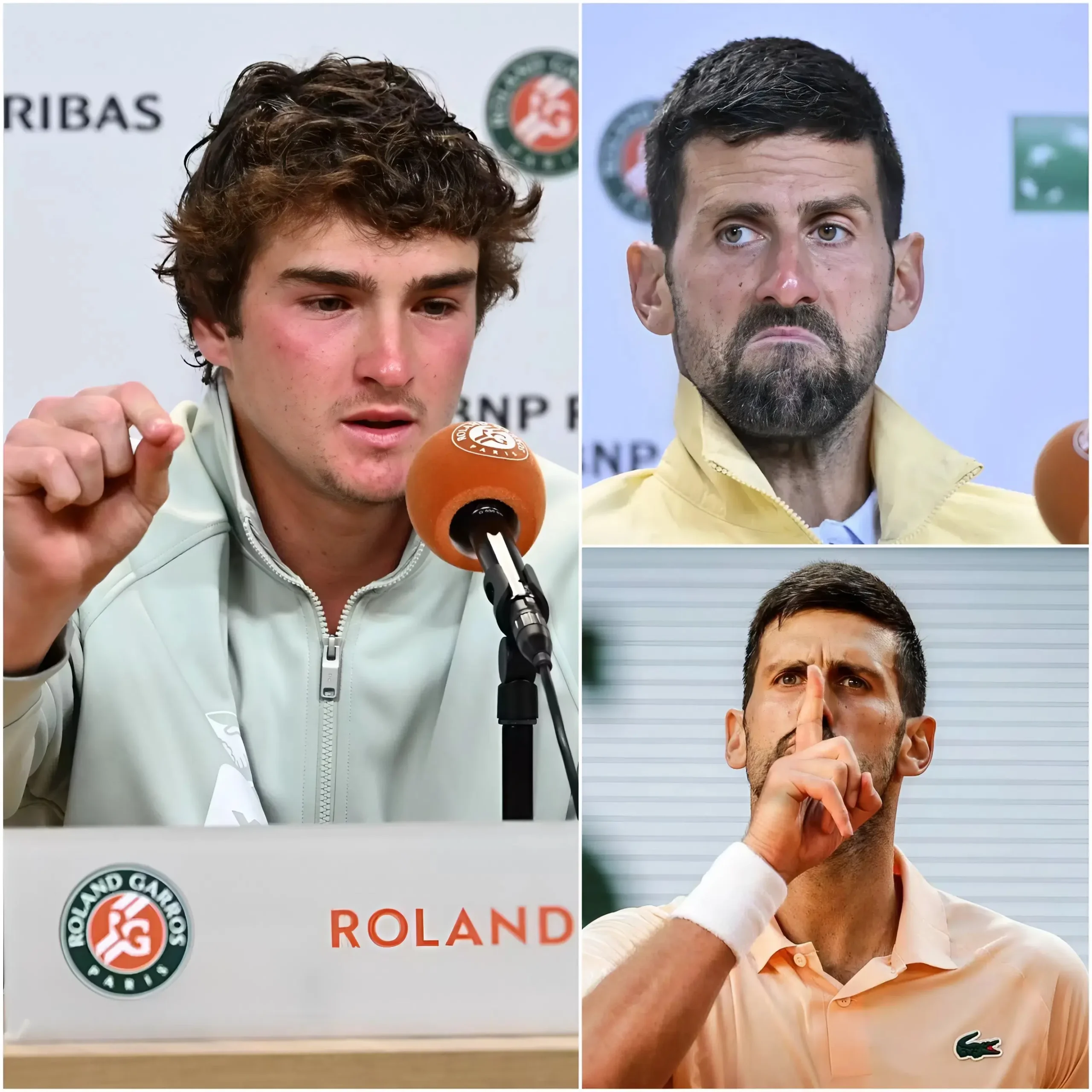 Cover Image for “Don’t blame the weather…Don’t look for excuses for defeat…” Joao Fonseca, the young talent, sparked controversy with his blunt statement after his stunning victory over a tennis legend in the third round.