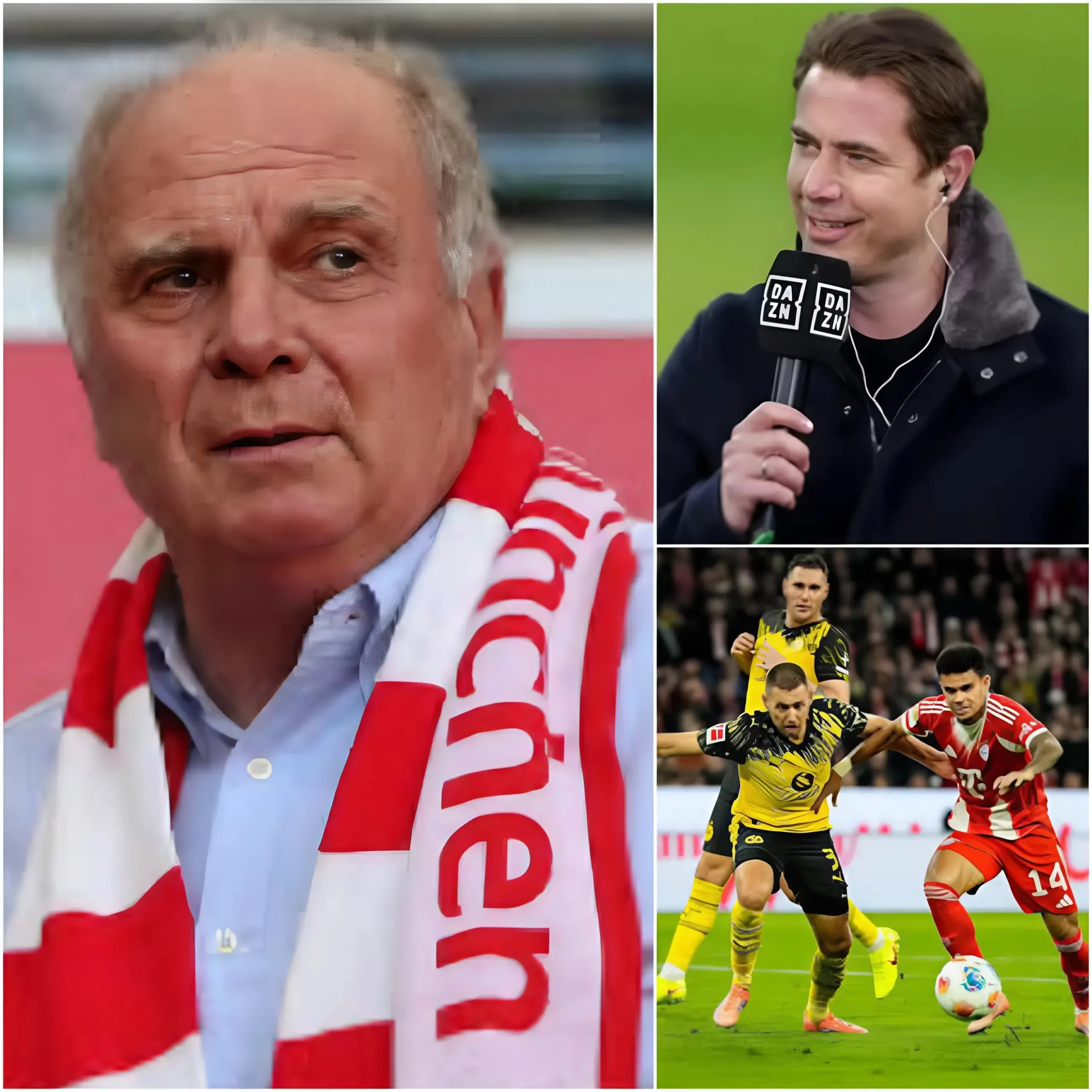 Cover Image for 🚨„WAS IST DORTMUND NOCH, HABEN SIE ÜBERHAUPT GENUG GELD, UM EINEN TOPSTAR ZU KAUFEN…?“ Bayern-Präsident Uli Hoeneß hat sich öffentlich über den großen Rivalen Borussia Dortmund lustig gemacht, nachdem er zur kommenden Sommer-Transferperiode befragt wurde.