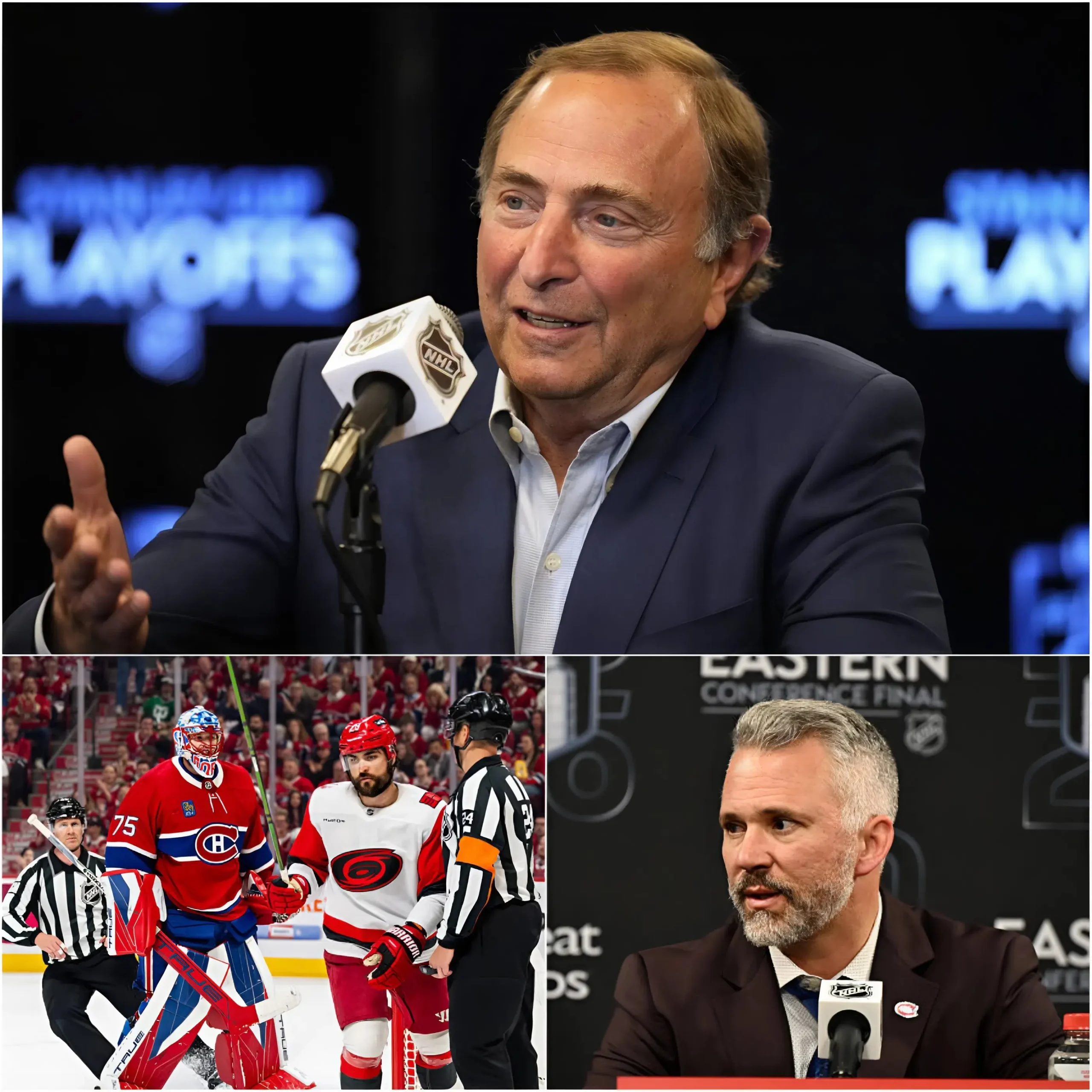 Cover Image for 🚨 DERNIÈRES NOUVELLES ET NOUVELLES CHOC : Après seulement une journée d’enquête intense et urgente, le commissaire de la LNH, Gary Bettman