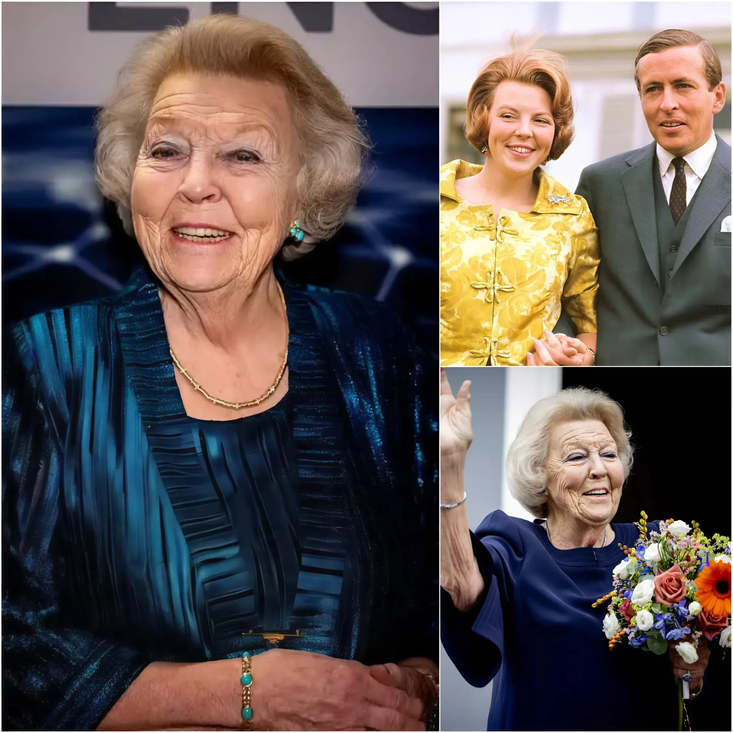 Cover Image for Onze gedachten zijn bij prinses Beatrix (88) 💔⚘️ Lees verder in de eerste reactie