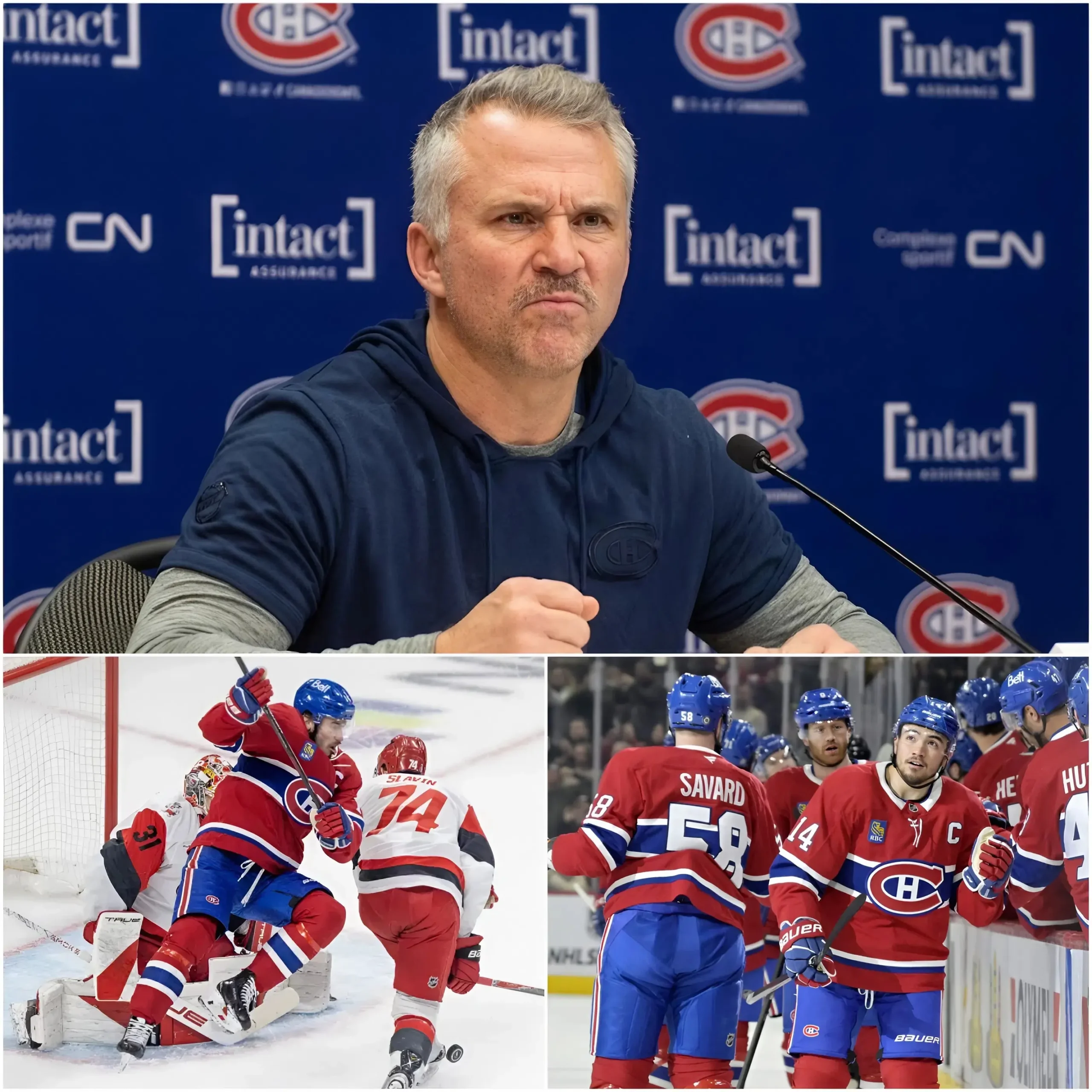 Cover Image for 🔥 « C’EST MA LIMITE FINALE ! ET JE NE VEUX PLUS TE VOIR UNE SECONDE DE PLUS… » L’entraîneur-chef Martin St. Louis a explosé de colère, provoquant une véritable onde de choc dans le vestiaire des Montreal Canadiens en écartant immédiatement un joueur clé de ses plans pour la saison 2026-2027.