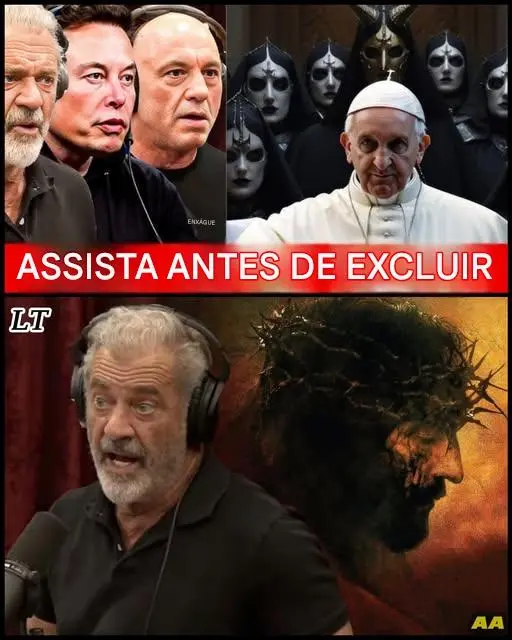 Cover Image for Episódio do Joe Rogan Explode: Mel Gibson e Elon Musk Insinuam Segredos Obscuros do VaticanoJOE ROGAN EXPERIENCE EXPLODE APÓS MEL GIBSON E ELON MUSK DAR INDÍCIOS SOBRE VERDADES OBSCURAS QUE O VATICANO SUPOSTAMENTE ESCONDEO