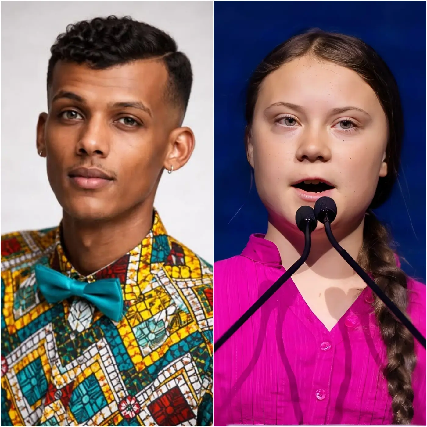 Cover Image for 🚨« ASSEYEZ-VOUS ET TAISSEZ-VOUS ! » Le chanteur Stromae a été interrompu de manière inattendue lors d’une émission de télévision en direct par l’activiste environnementale Greta Thunberg, qui l’aurait qualifié de « TRAÎTRE »