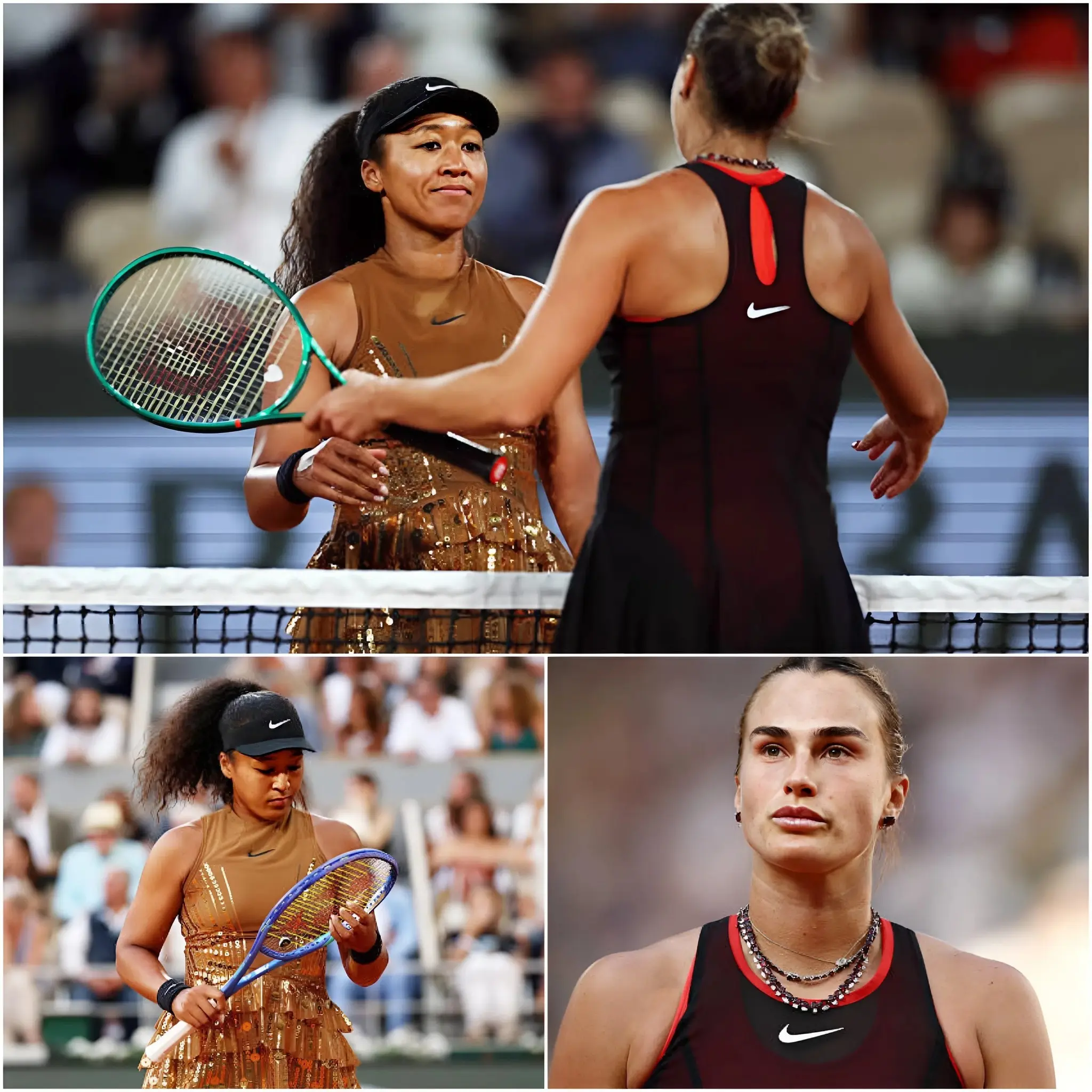 Cover Image for 🏸💙NOTE ÉMOCIONNANTE : Tout le monde pense que le match entre Aryna Sabalenka et Naomi Osaka s’est terminé comme un autre match de tennis. Mais alors s’est produit un moment qui était déjà à tout le stade en silence.