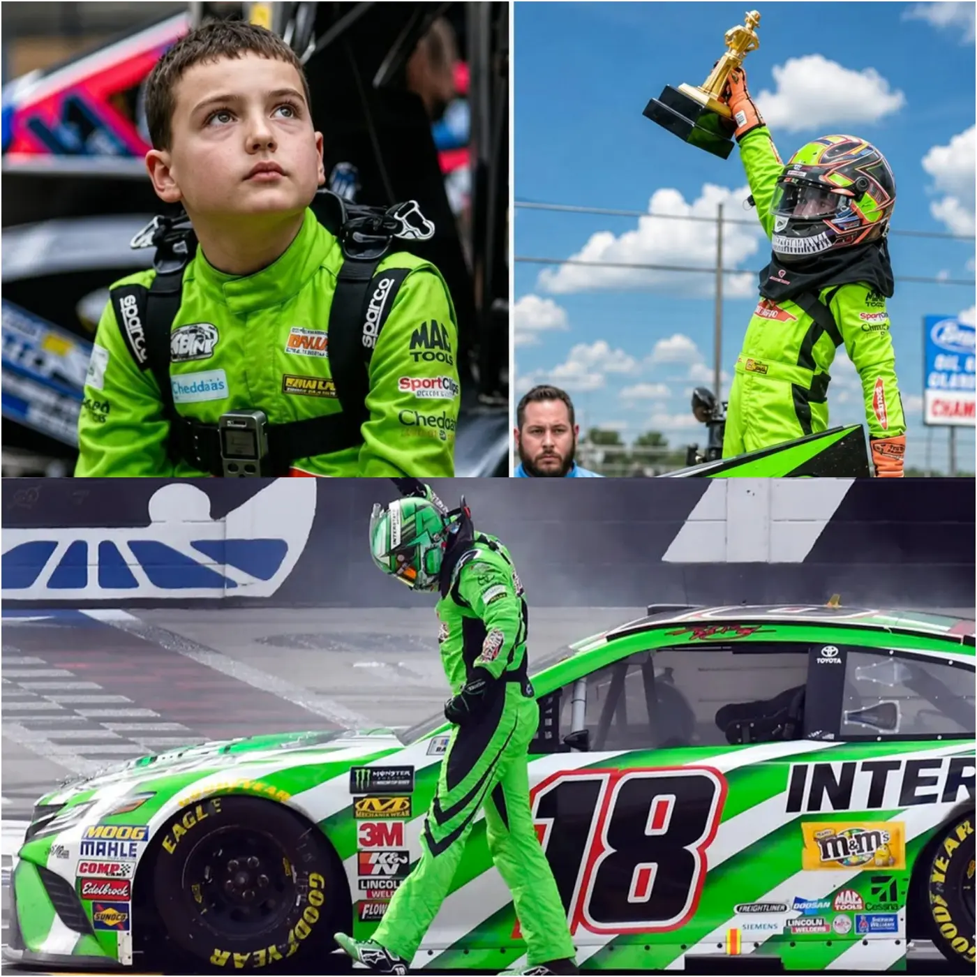 Cover Image for “HE’S RACING LIKE HE’S CARRYING TWO HEARTS…” — THE EMOTIONAL JOURNEY OF YOUNG BREXTON BUSCH IN THIS FICTIONAL STORY THAT HAS LEFT THE KARTING WORLD SILENT