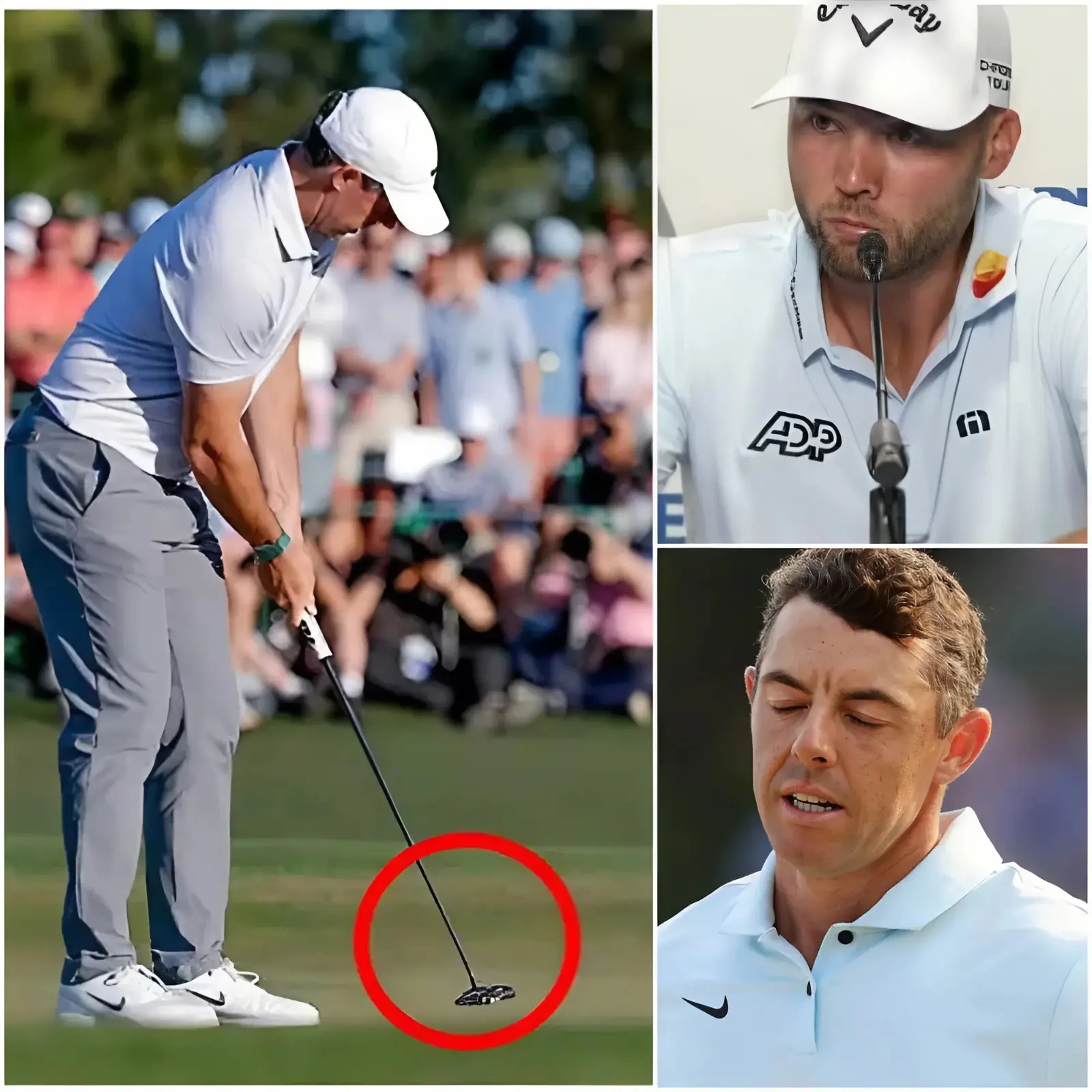 Cover Image for FICTIONAL SCENARIO: “CHEATING! HE MUST BE DISQUALIFIED RIGHT NOW!” — SAM BURNS ERUPTS AFTER A CONTROVERSIAL MOMENT INVOLVING RORY MCILROY