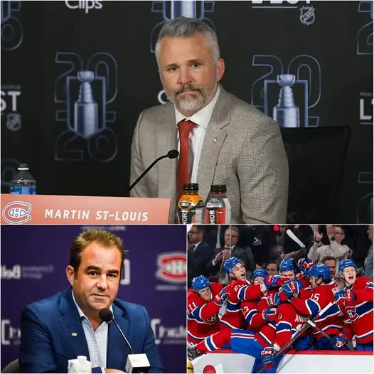 Cover Image for ⏱️ IL Y A 10 MINUTES : L’entraîneur Martin St. Louis a créé la surprise en dévoilant une liste de cinq noms qu’il souhaite voir la direction des