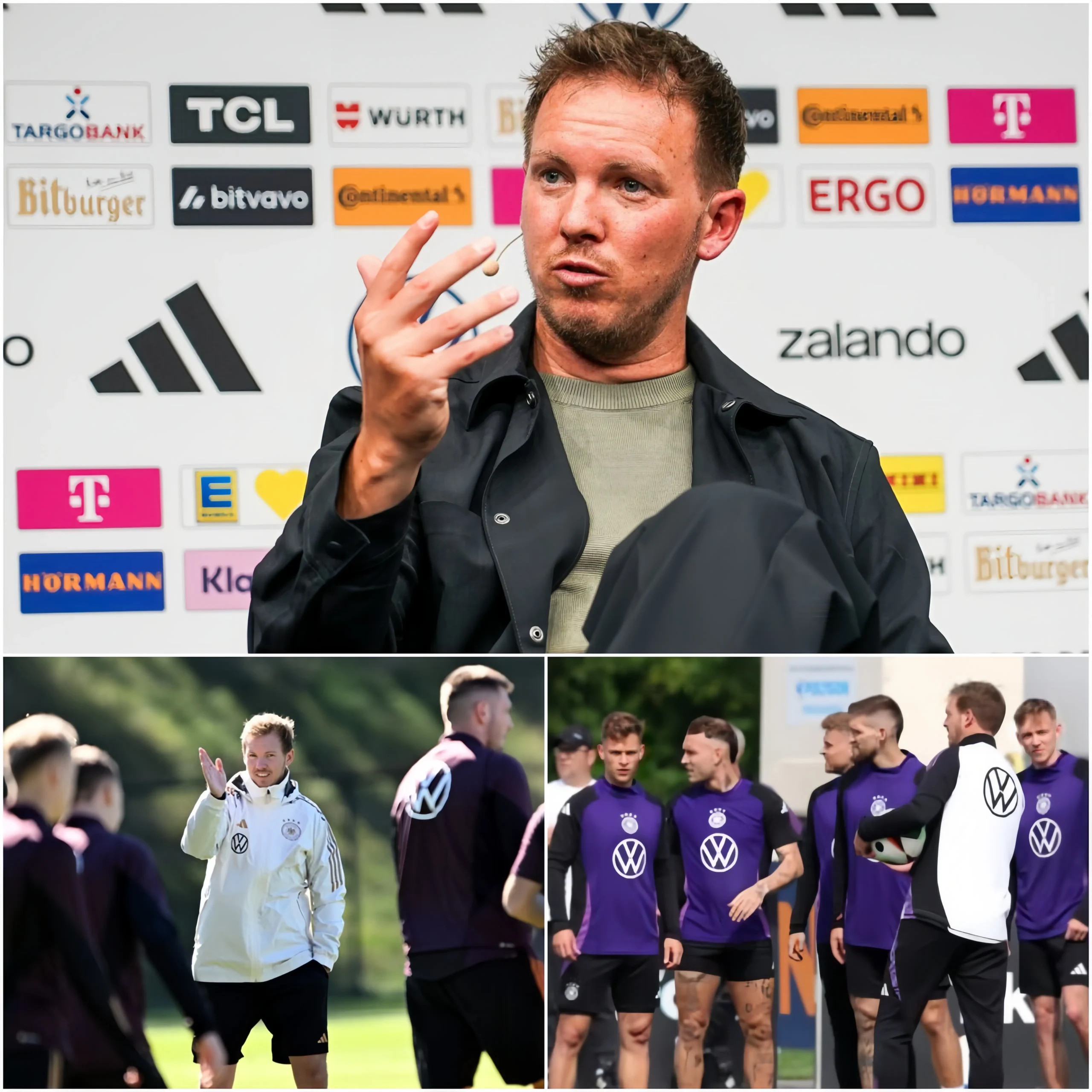 Cover Image for 🚨„Es war ein großer Fehler, ihn mitzunehmen. Ich hätte lieber einen anderen Spieler auswählen sollen…“ Bundestrainer Julian Nagelsmann hat einen Nationalspieler scharf kritisiert, der in den vergangenen Trainingseinheiten eine äußerst schlechte Einstellung gezeigt haben soll.