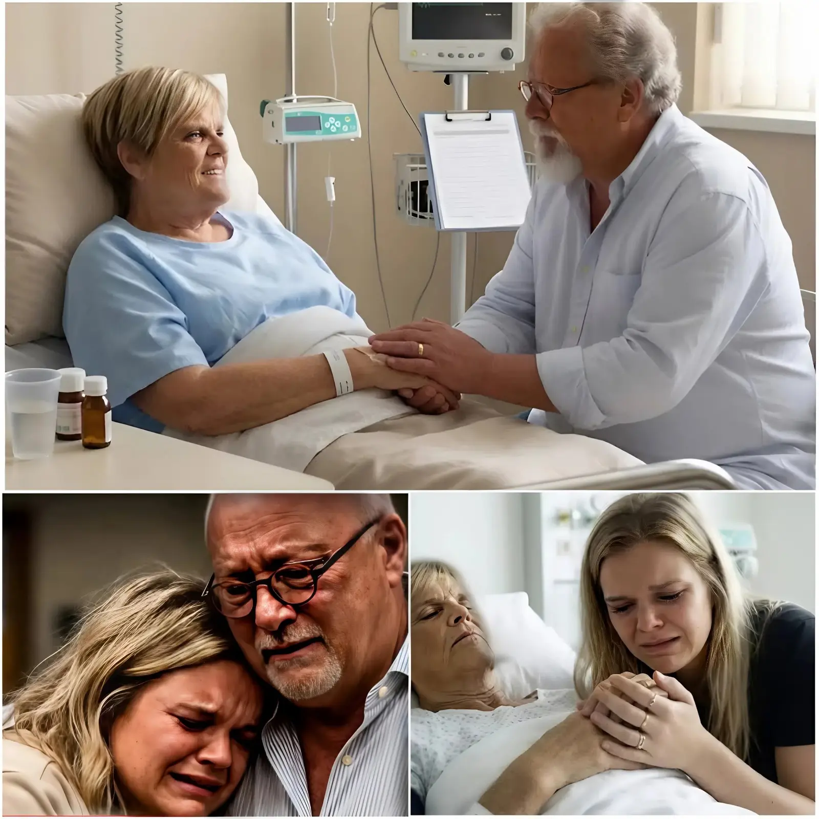 Cover Image for “Wij klampen ons wanhopig vast aan elk minuscuul sprankje hoop dat nog restte in de duisternis van onze gebroken zielen…” Frank en Celien deelden met gebroken, trillende stemmen de hartverscheurende laatste momenten van de 72-jarige Margriet Hermans.