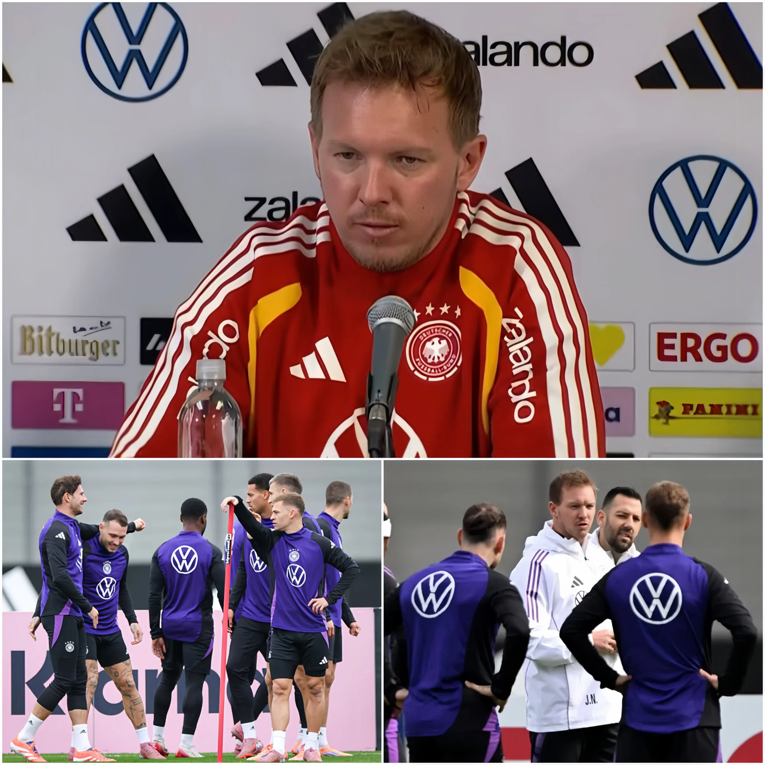 Cover Image for 🚨 15 MINUTEN: Trainer Julian Nagelsmann hat den Kader für das bevorstehende Spiel gegen die USA bekannt gegeben.