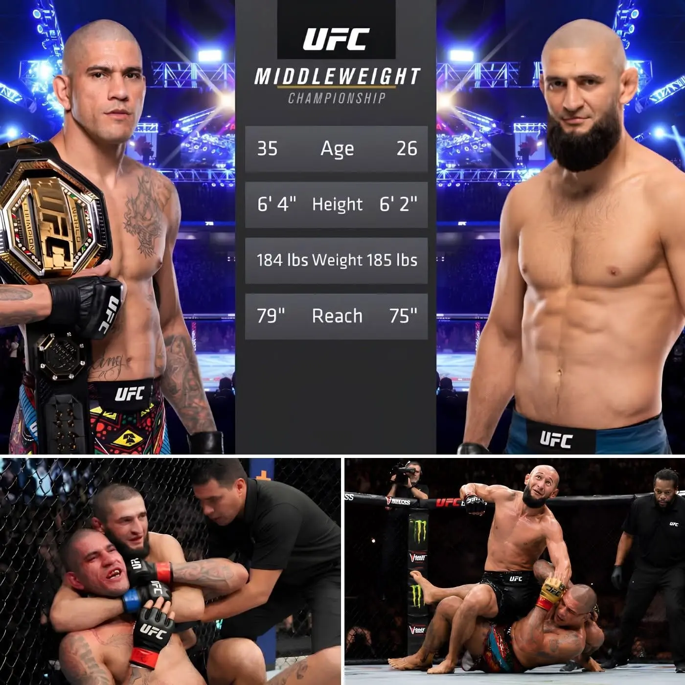 Cover Image for “The Boogeyman Finally Got Hunted”: Khamzat Chimaev and Alex Pereira Spark a Viral UFC Storm