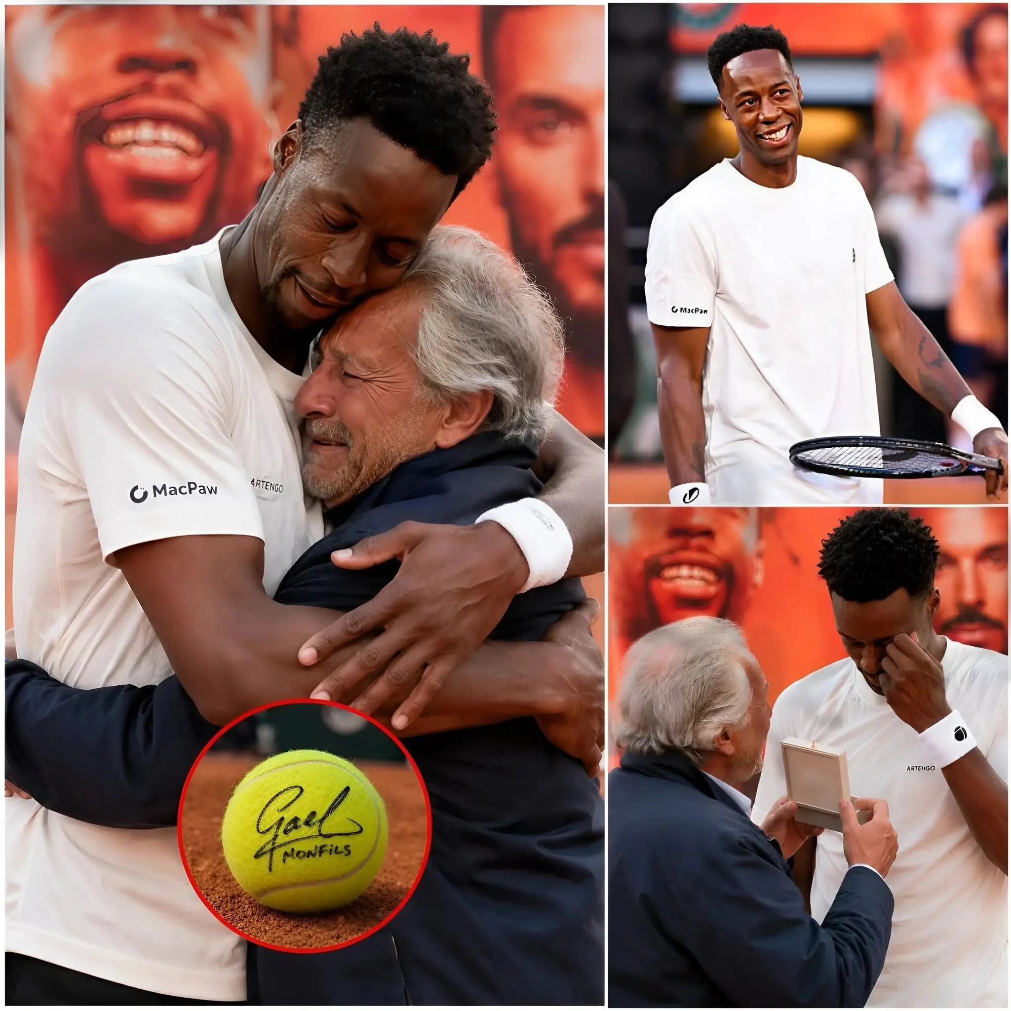 Cover Image for BREAKING NEWS: “The Tennis Ball With Your Signature Saved My Entire Family” — Gaël Monfils Breaks Down During Emotional “Gaël & Friends” Farewell Moment