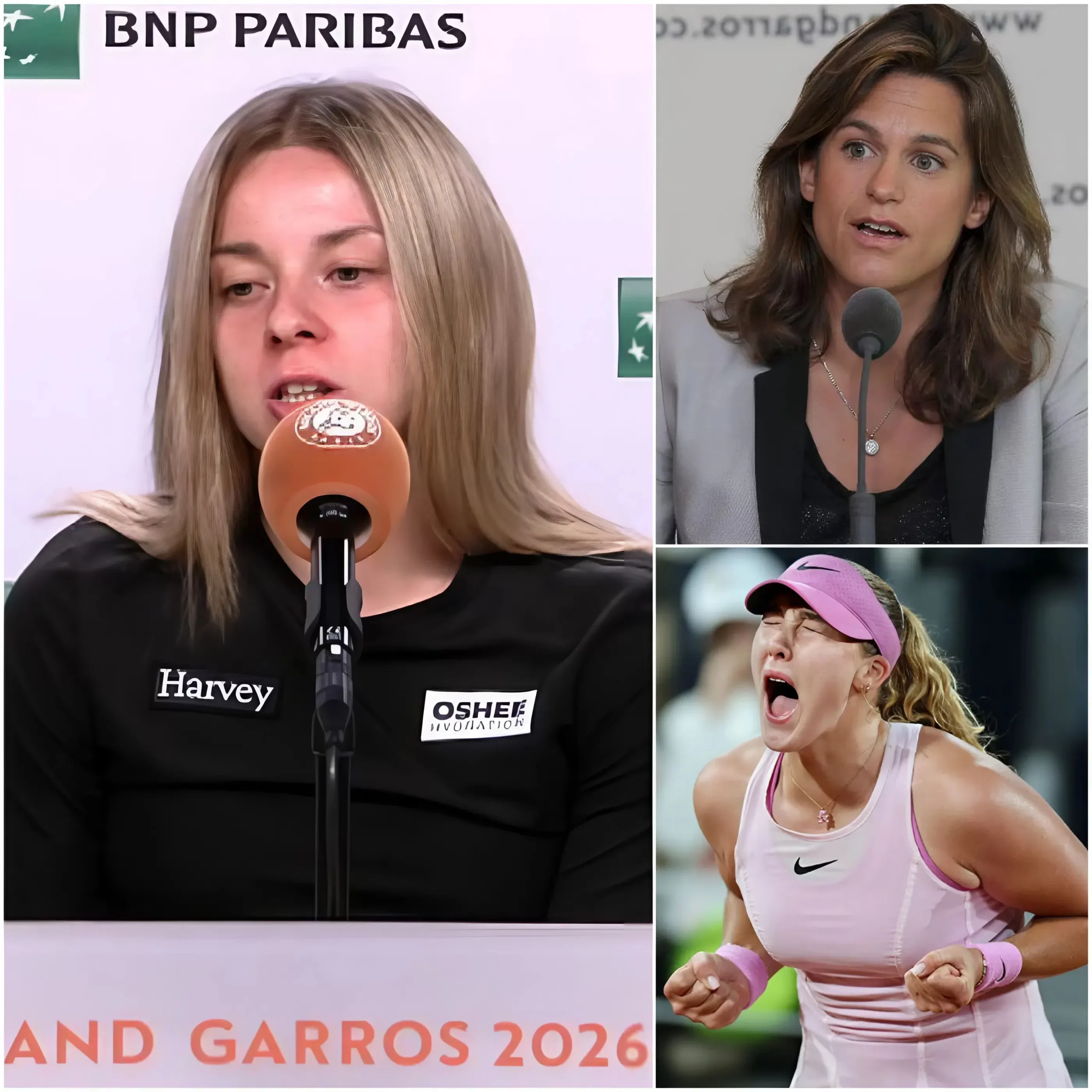 Cover Image for 🚨 “SHE CHEATED!” Just minutes after losing the final to Mirra Andreeva, Maja Chwalińska flew into a rage, pointing directly at Mirra Andreeva and loudly accusing the 19-year-old Russian star of using high-tech equipment to “cheat,” demanding that the Roland Garros organizers conduct an immediate and urgent investigation.