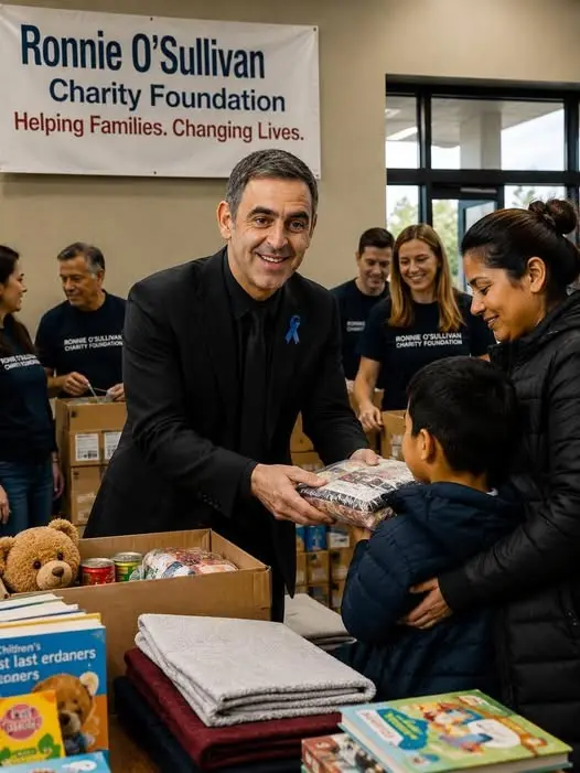 Cover Image for 🚨❤️ Ronnie O’Sullivan’s Quiet Act of Kindness Leaves Fans Emotional After Heartwarming Visit Helping Families and Children in Need