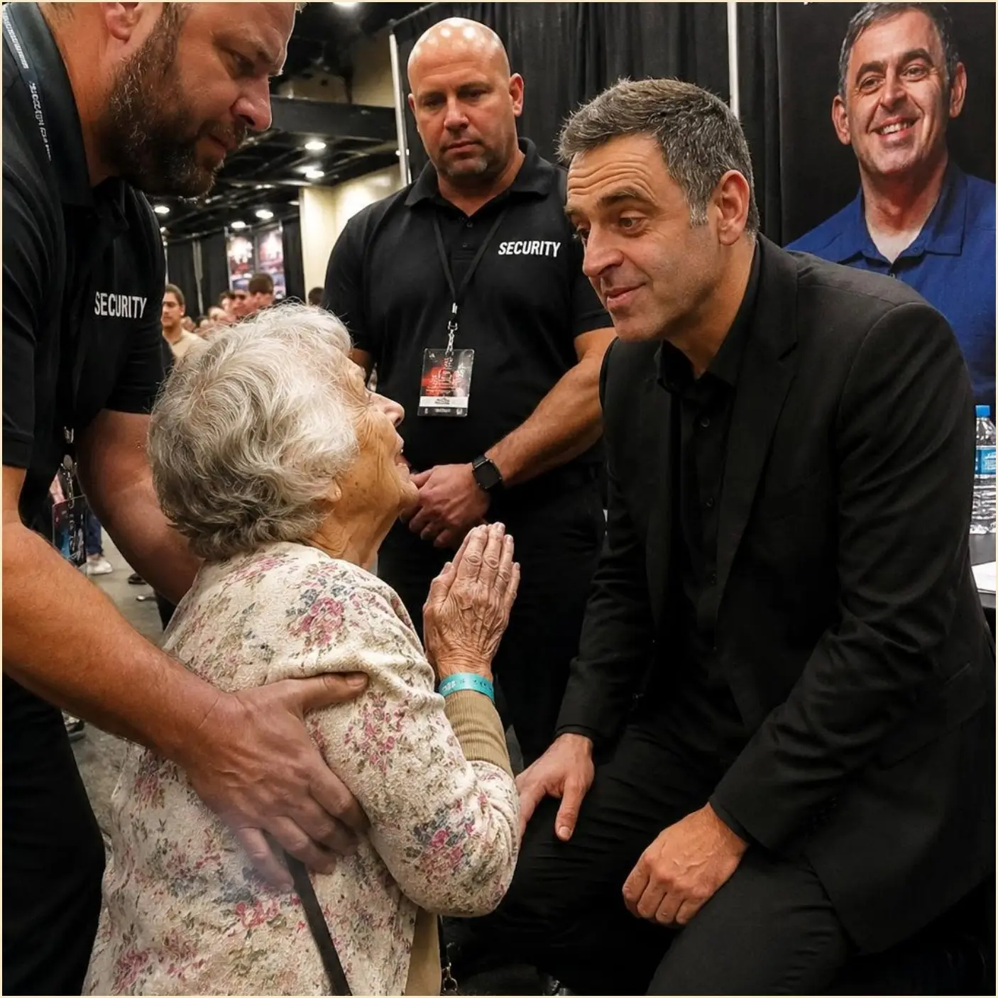 Cover Image for 🚨BREAKING NEWS: Emotional Fan Refuses to Let Go of Ronnie O’Sullivan’s Jacket During Meet & Greet ❤️😳
