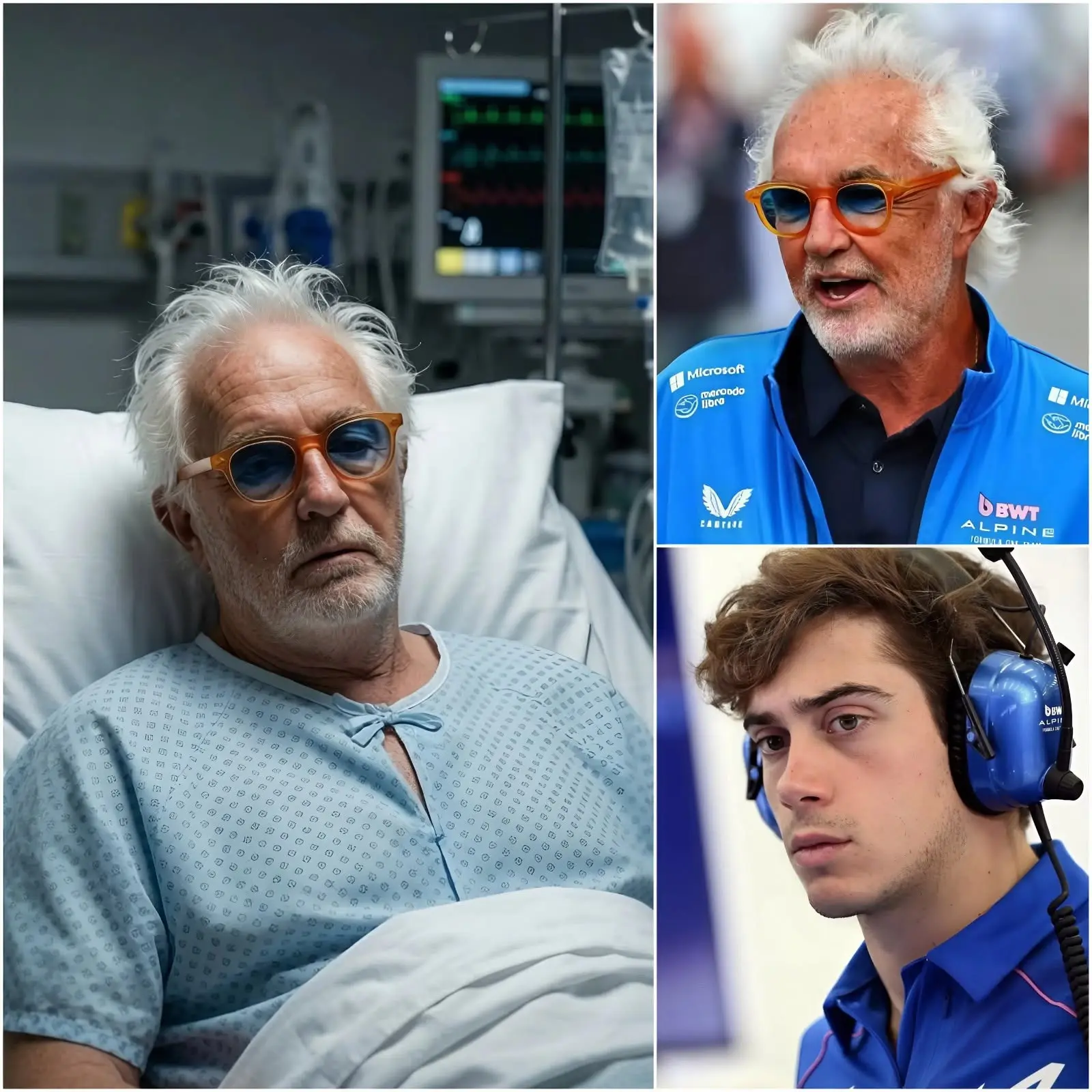 Cover Image for 💔😭 TRISTE NOTICIA EN LA F1: Flavio Briatore, visiblemente emocionado, rompió a llorar al revelar que está luchando contra el cáncer y conmovió al mundo con una confesión profundamente dolorosa