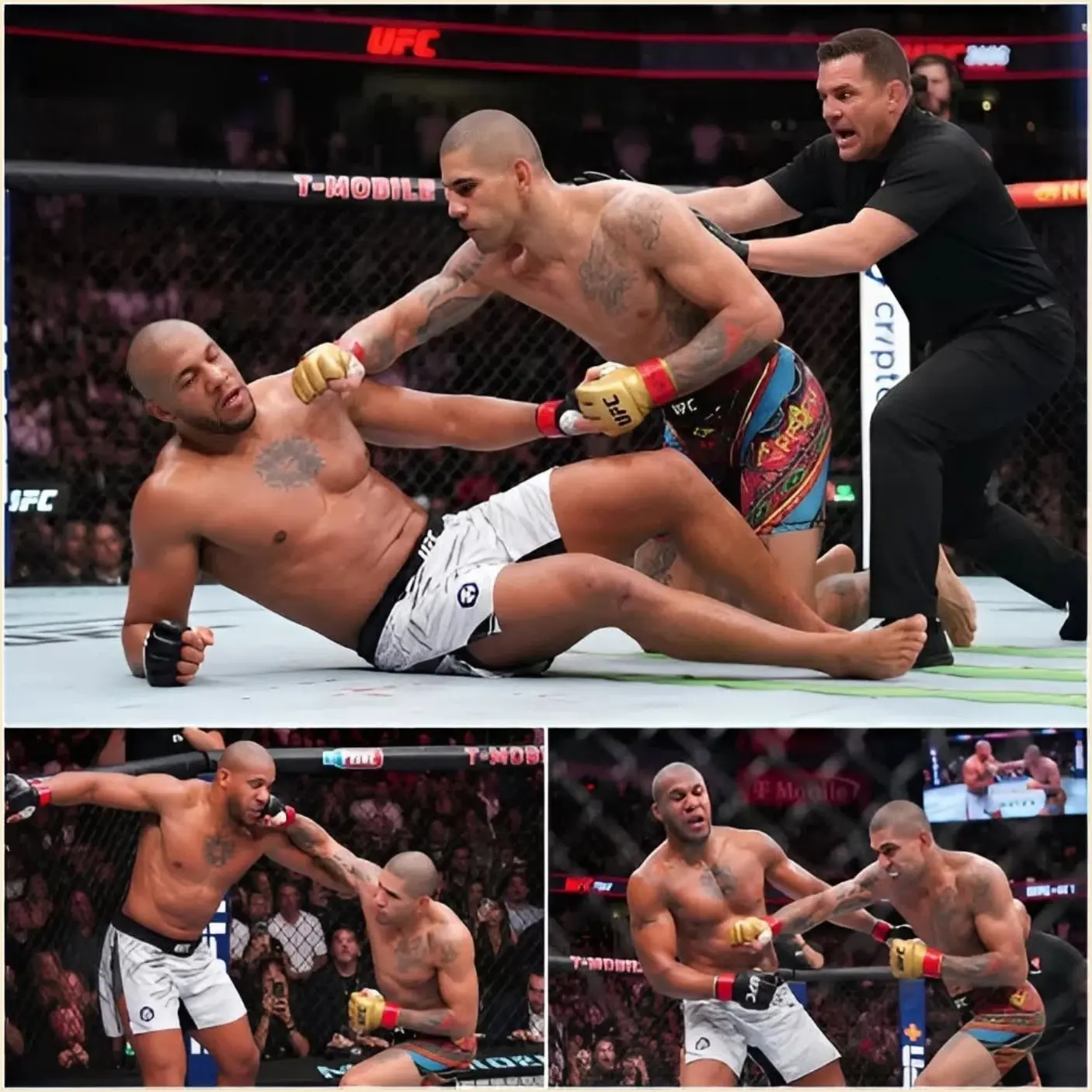 Cover Image for 🔥”Ciryl Gane is no longer the king…” — Alex Pereira caused a major upset by winning the heavyweight title in a historic MMA event.