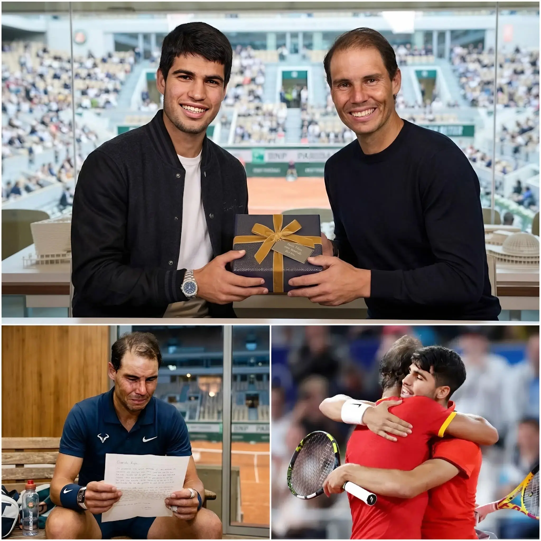 Cover Image for 🎁 “THE GIFT WASN’T EXPENSIVE… BUT IT LEFT RAFAEL NADAL SPEECHLESS.” — A FICTIONAL TENNIS STORY THAT HAS FANS EMOTIONAL