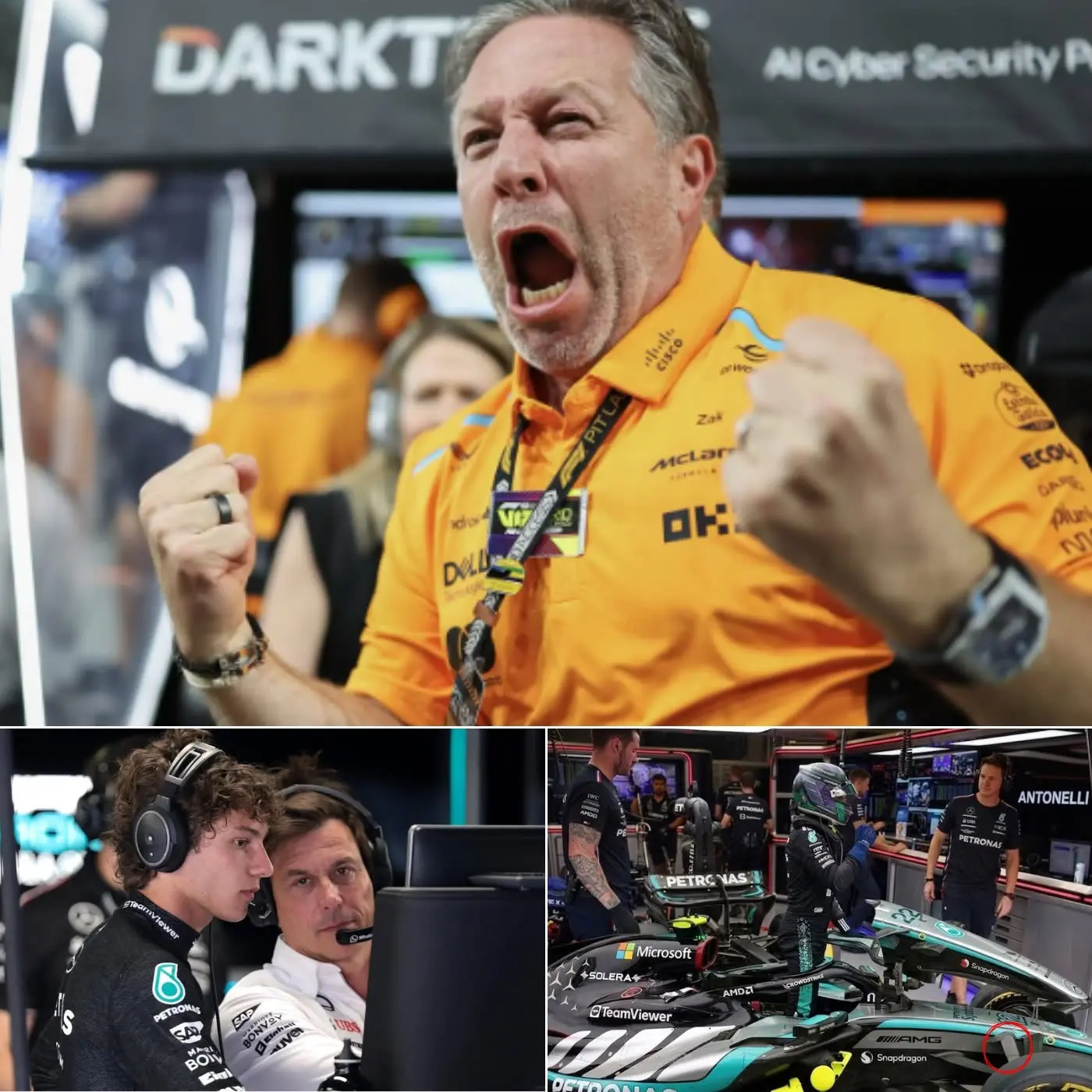 Cover Image for F1 NEWS🚨”Why was Kimi Antonelli given an engine change before the Monaco Grand Prix?” McLaren demands an explanation from the FIA regarding Kimi’s engine change — The controversy behind Mercedes’ controversial move shakes the F1 world.👇👇👇