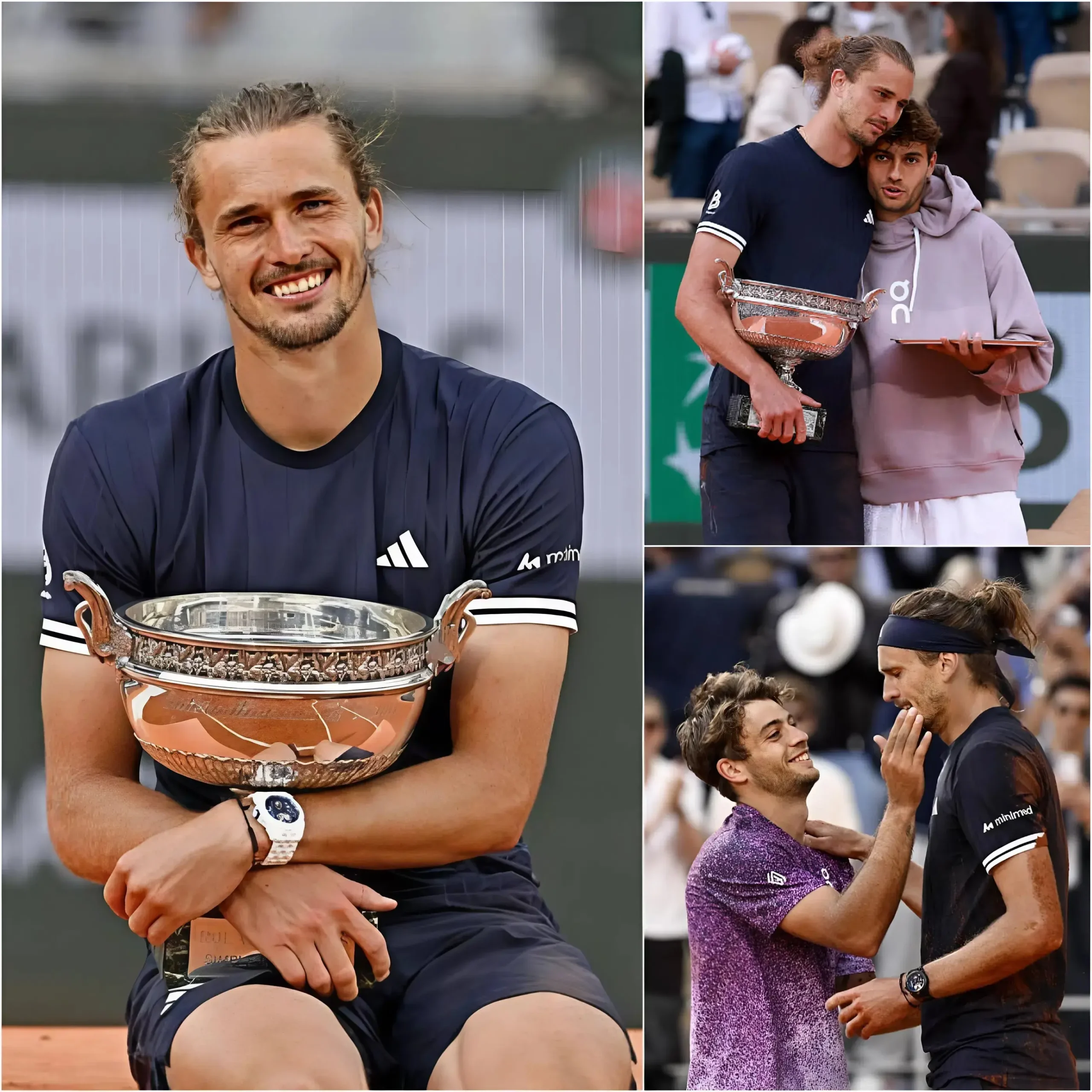 Cover Image for đđŸ FICTIONAL SCENARIO: THE MOMENT THAT STOPPED ROLAND-GARROS â ALEXANDER ZVEREVâS UNEXPECTED GESTURE TOWARD FLAVIO COBOLLI LEAVES THE TENNIS WORLD IN TEARS