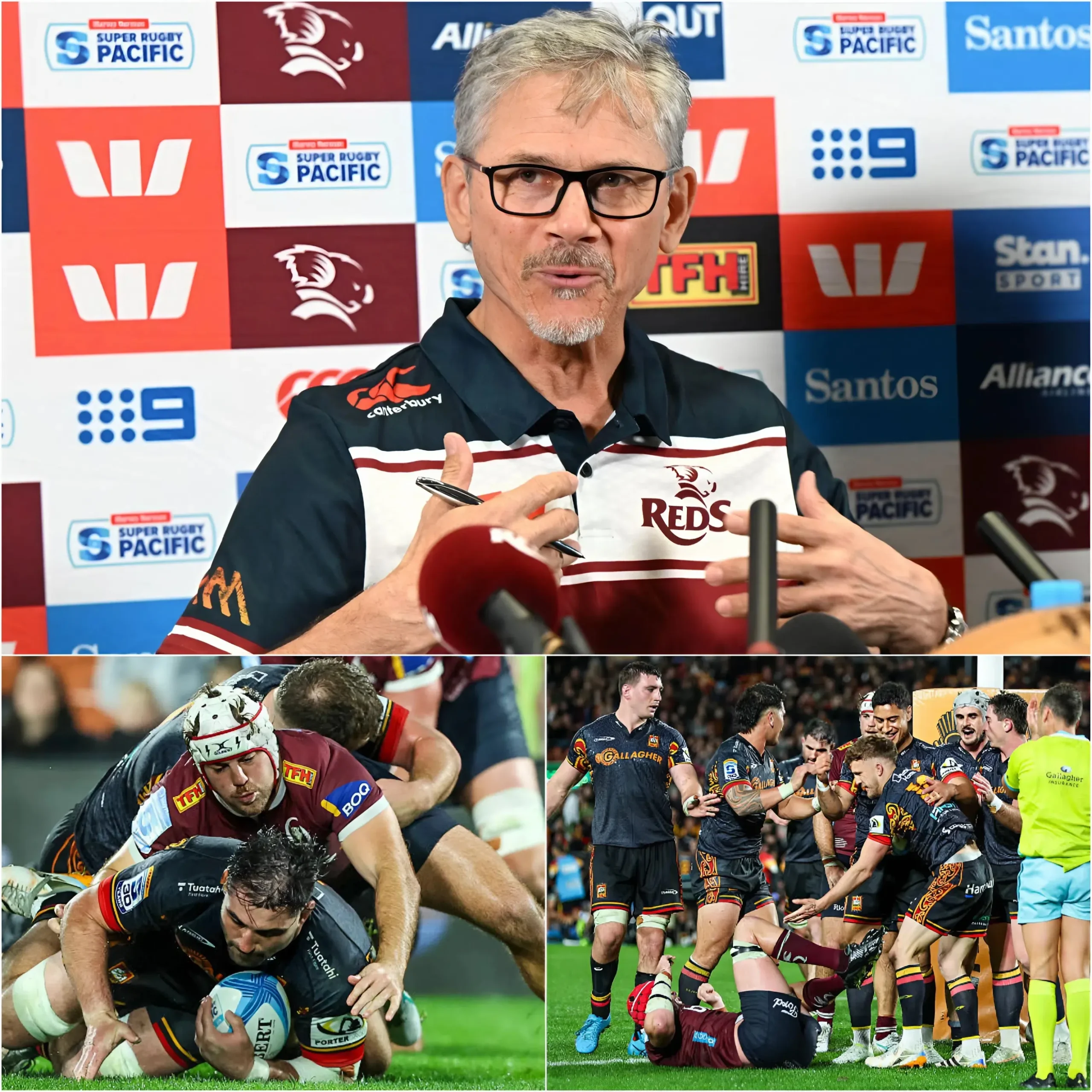 Cover Image for âSince I became a manager, Iâve never faced a player as good as him; he was far superior to our team,â Queensland Reds coach Les Kiss said tearfully in an interview, revealing that he had tried everything but couldnât stop him.