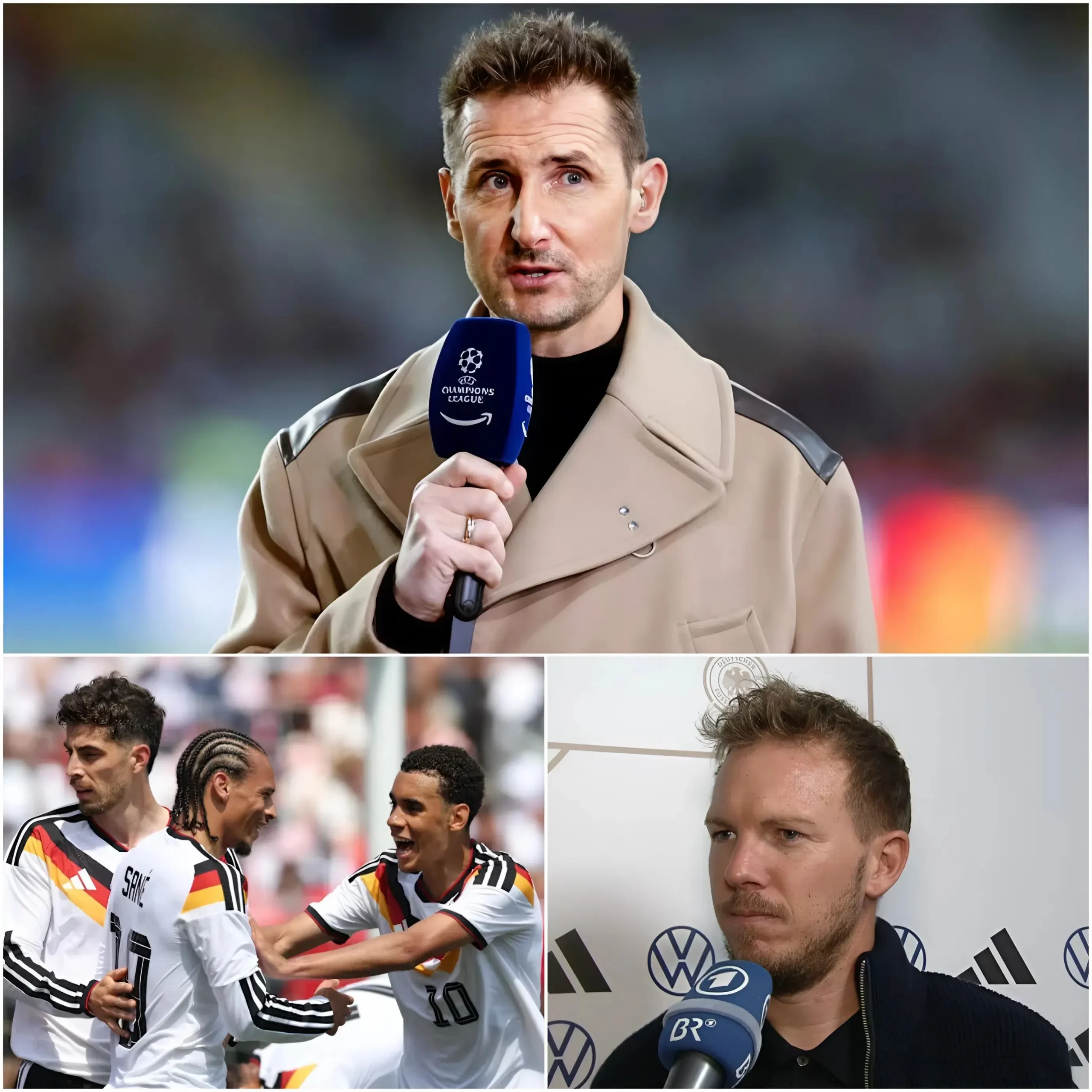 Cover Image for 🚨„Nagelsmann ist ein deutscher Clown, es war dumm, ihn in die Startelf zu stellen…“ – Miroslav Klose spottete über Trainer Nagelsmann und kritisierte dessen Fähigkeiten und die Mannschaftsaufstellung.